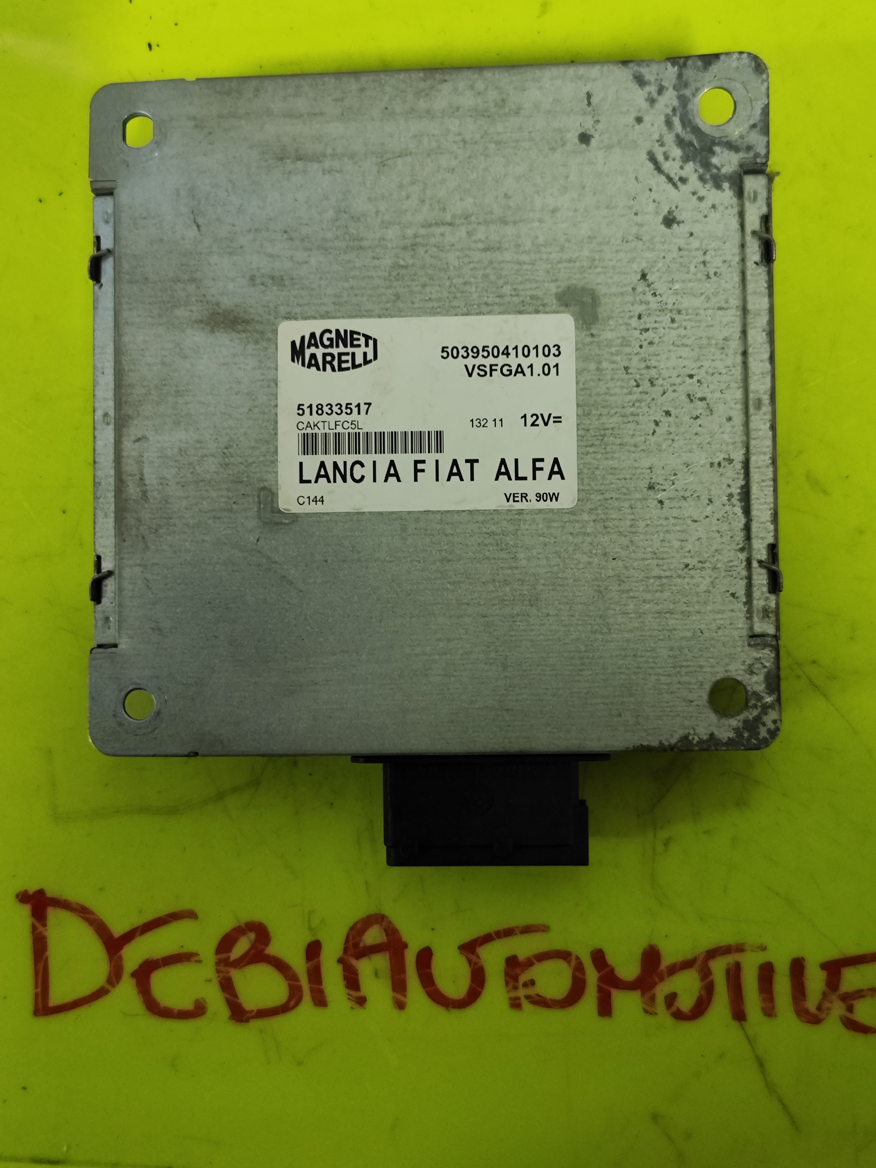 Centralina autoradio Fiat Alfa Lancia Marelli 51833517