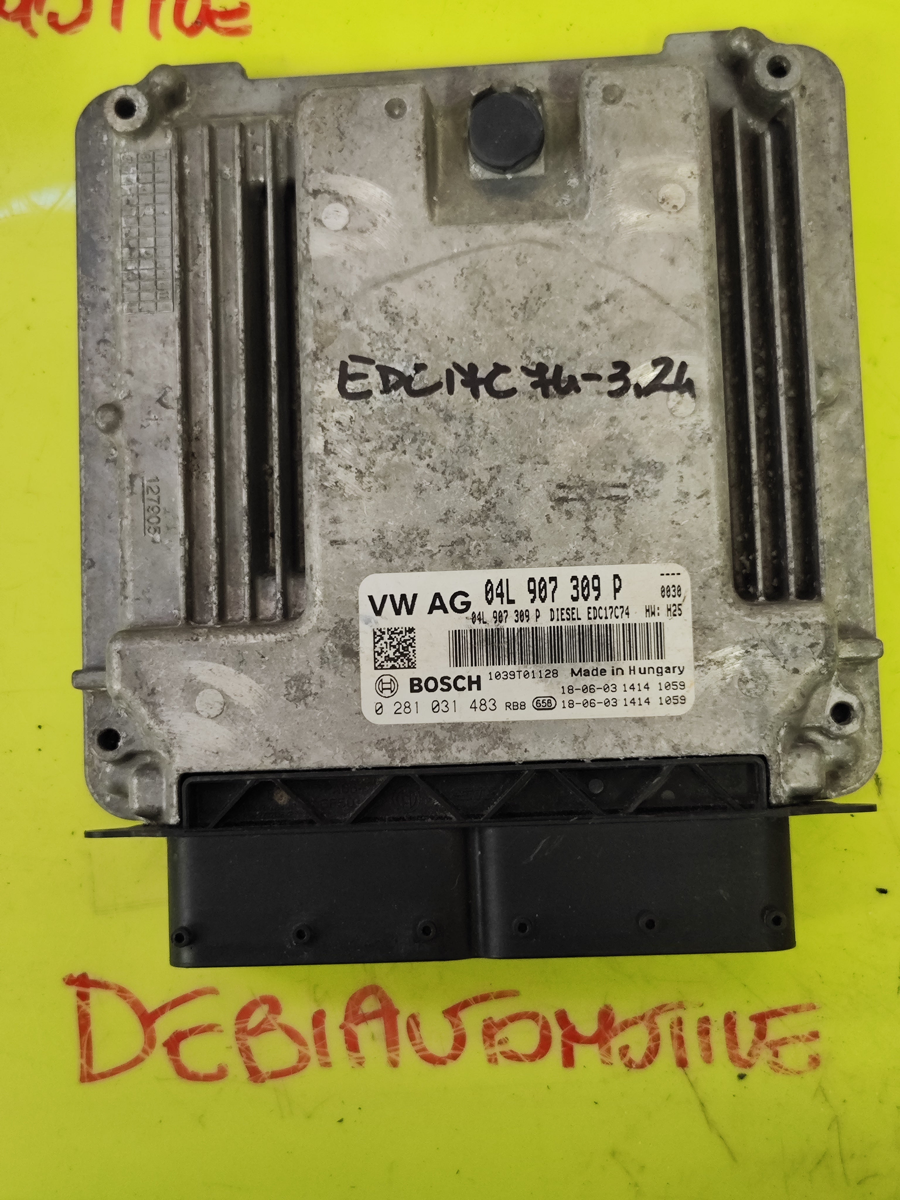 ECU Volkswagen Tiguan Touran T-Roc 0281031483 04L907309P