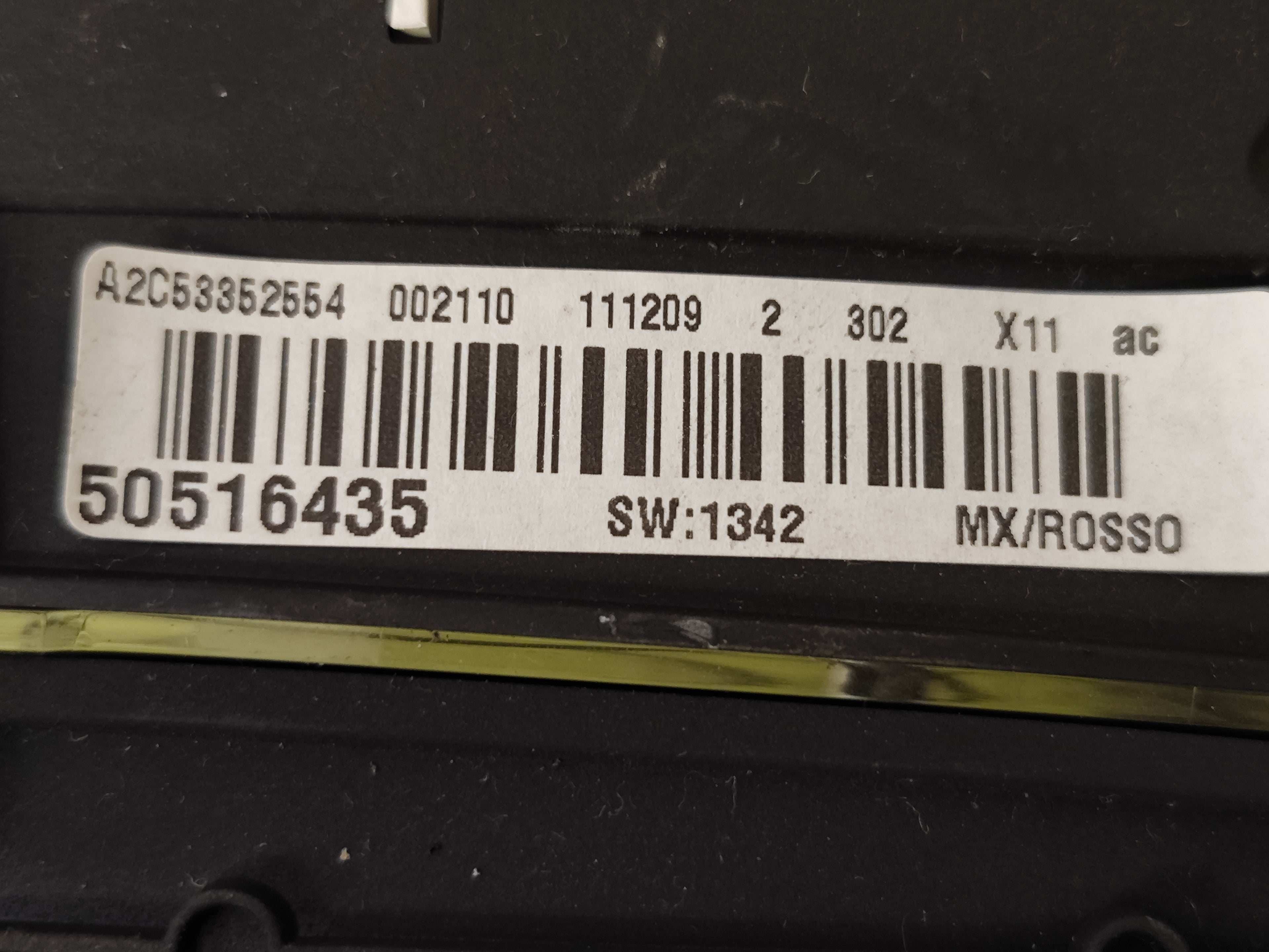 Quadro strumenti Alfa Romeo Mito 1.4 benzina (0813) 50516435 AC53352554