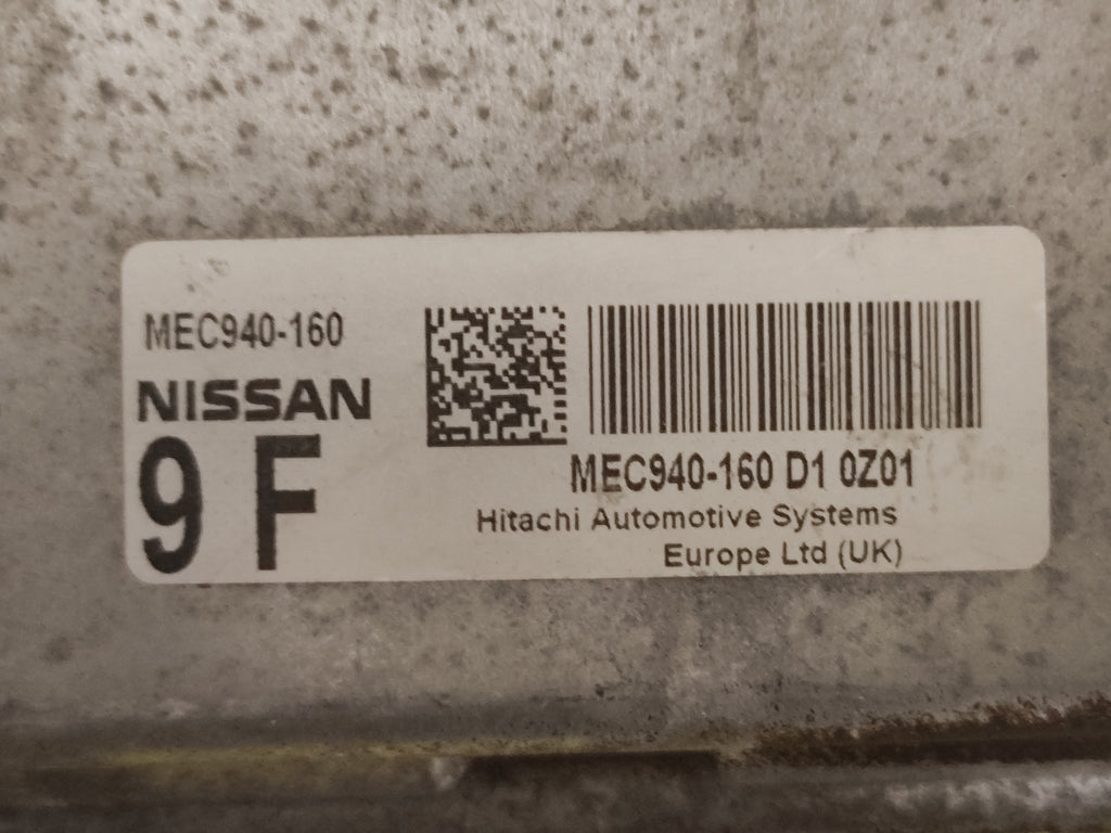 Centralina Nissan Juke SUV 1.6B 5M 16V MEC940-160 D1 0Z01 9F