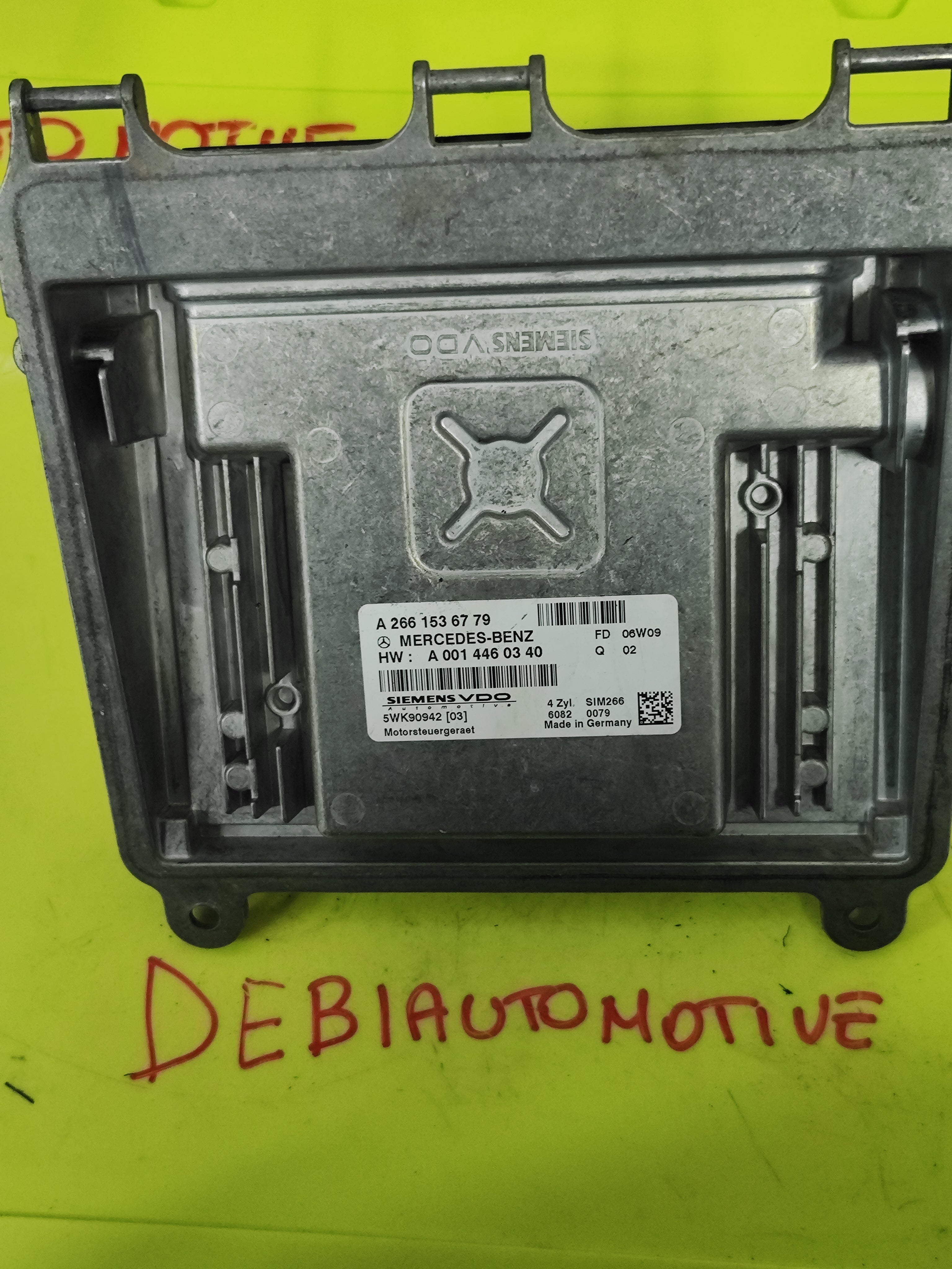 Centralina motore Mercedes-Benz Classe A W169 A2661536779 HW A0014460304 5WK90942