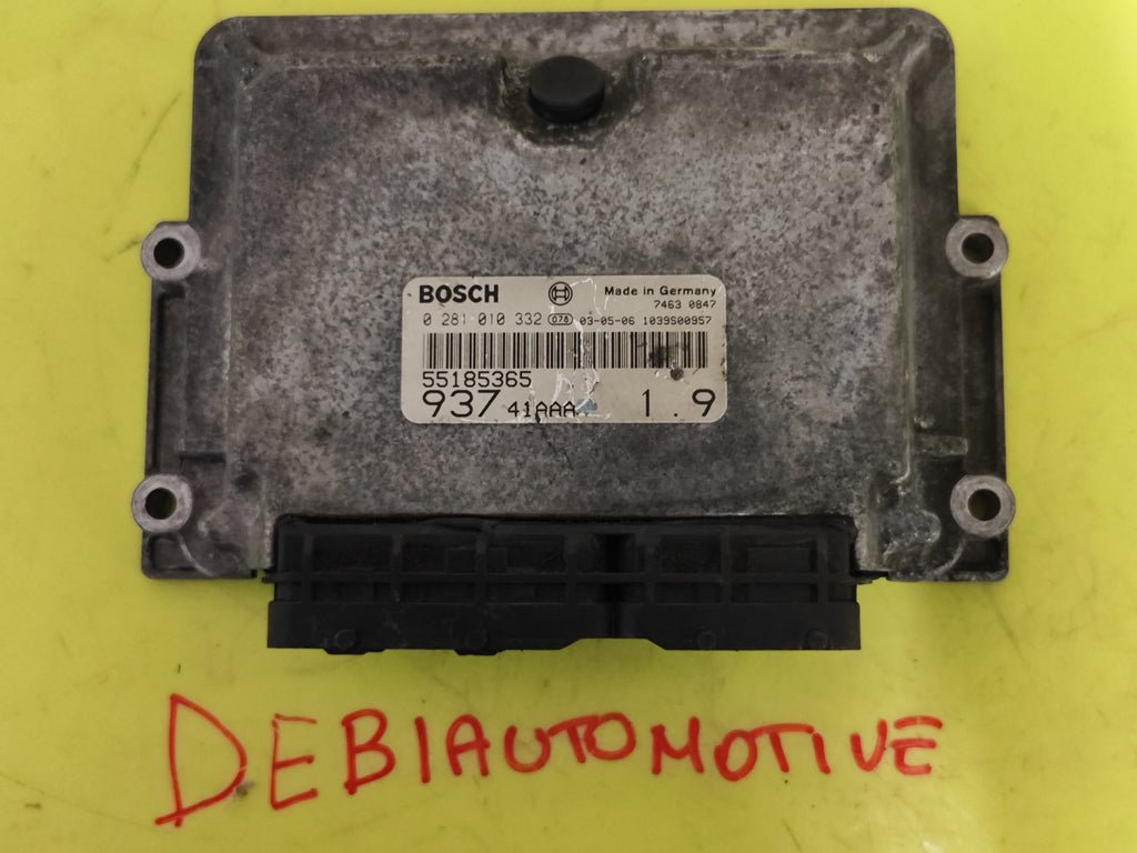 Centralina Alfa Romeo 147 1.9 JTD 85KW 0281010332 55185365 