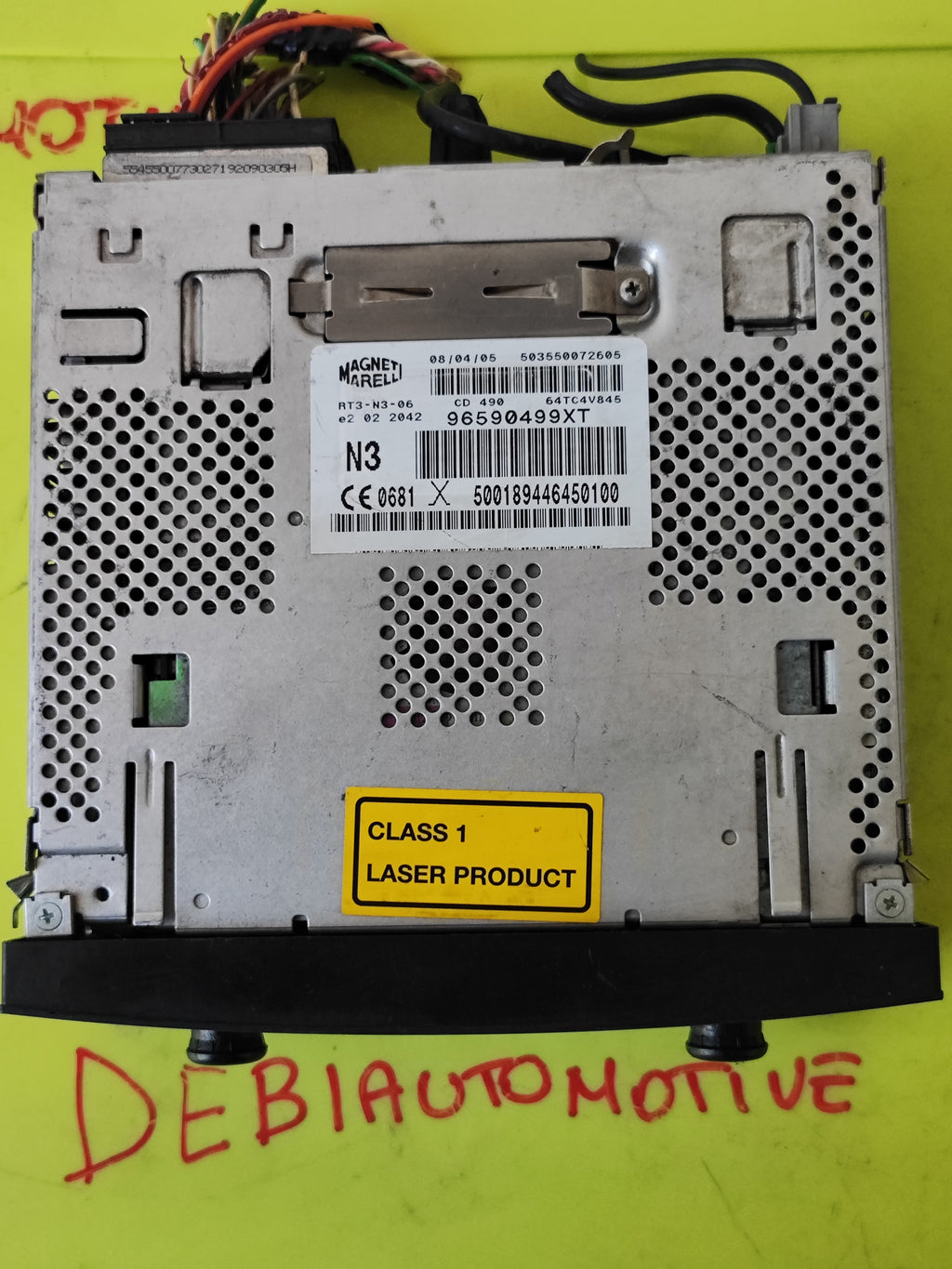 Autoradio Peugeot 307 2.0 Diesel 96590499XT 