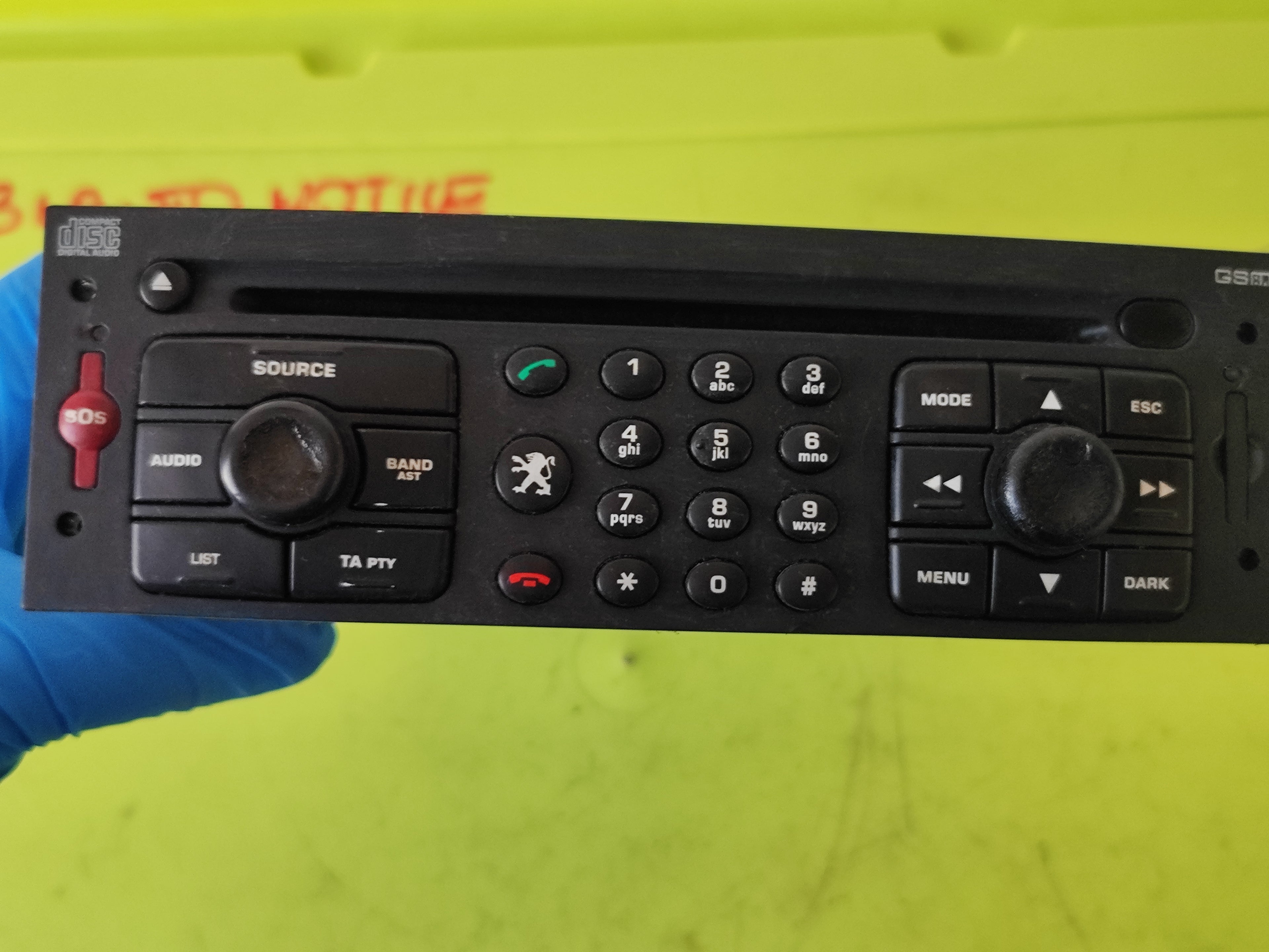 Autoradio Peugeot 307 2.0 Diesel 96590499XT 