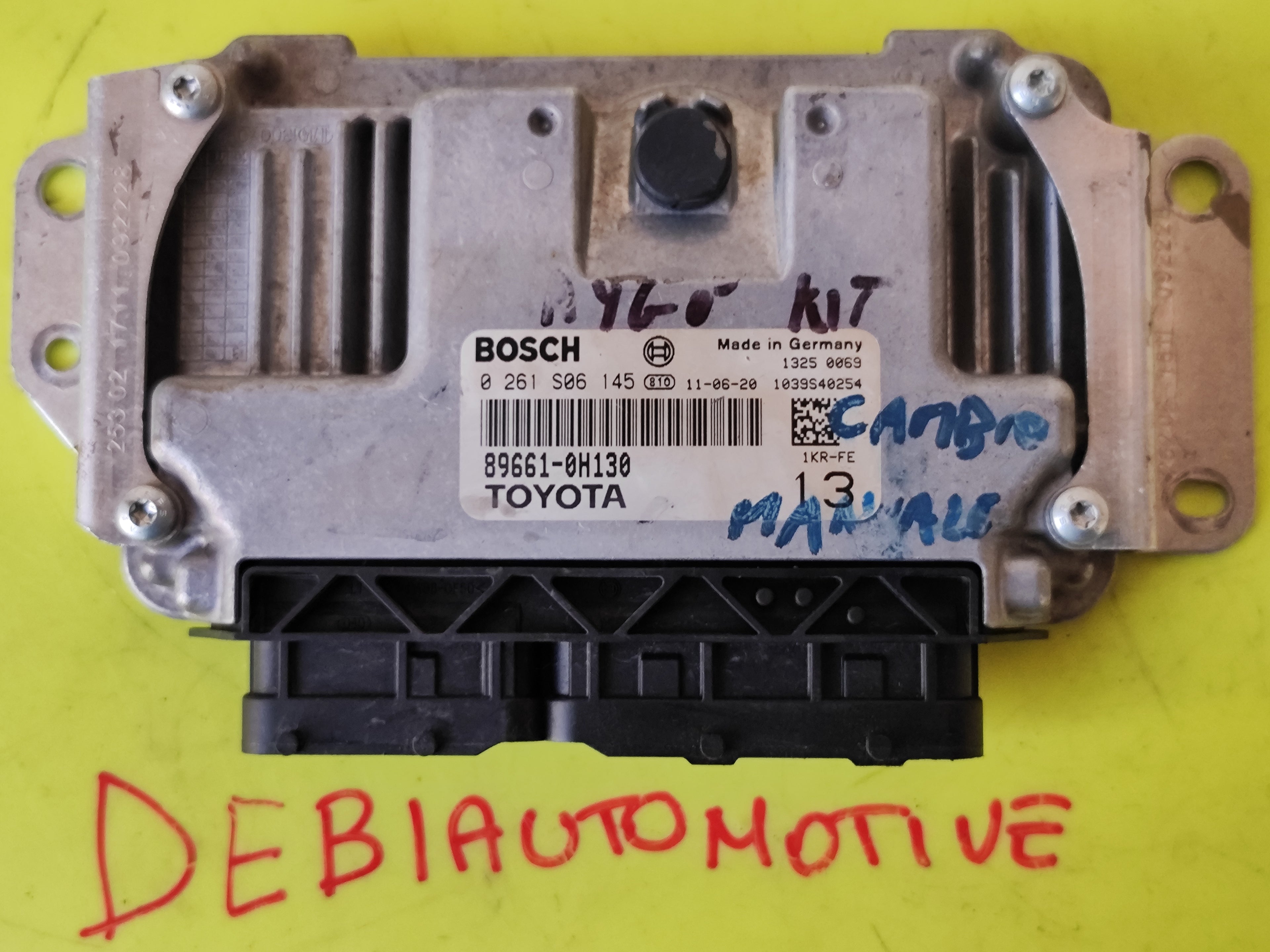 Centralina motore + centralina immobilizer Toyota Aygò 1.0 B 0261S06145 89661-0H130 89740-0HO11 