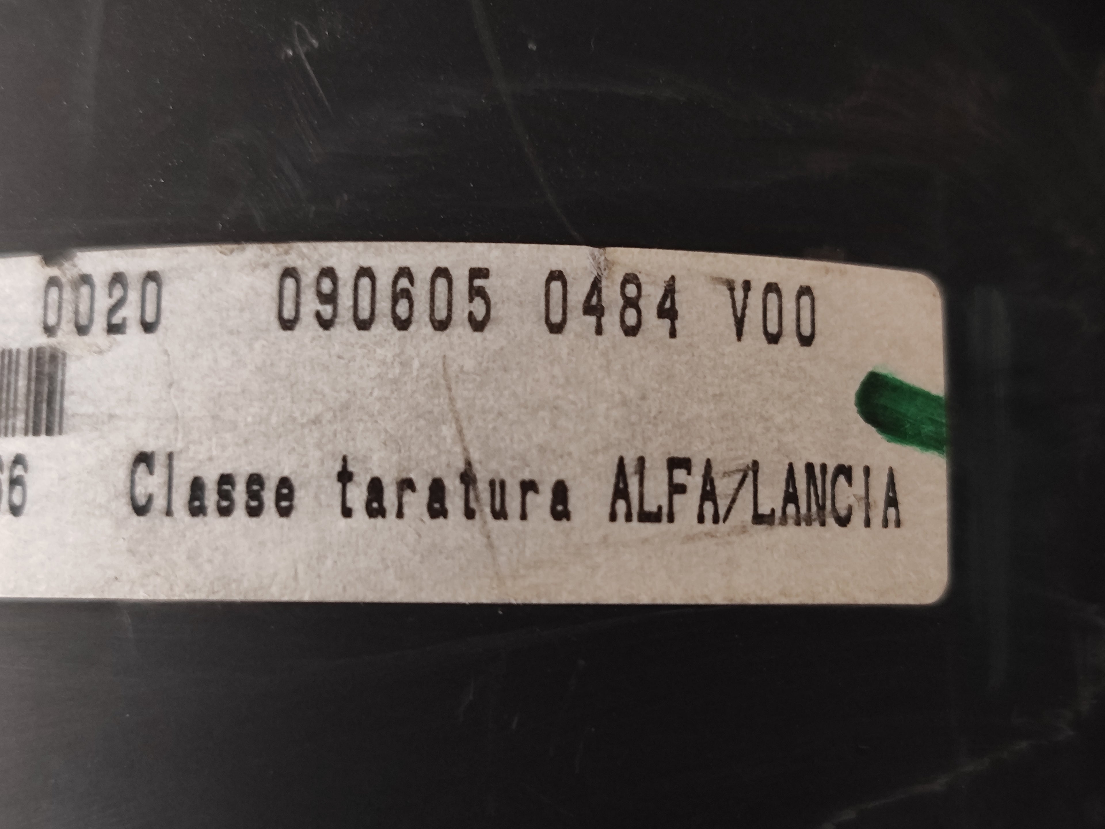 Quadro strumenti Alfa Romeo 147 TS 1.6 B 156063196 110080304043 
