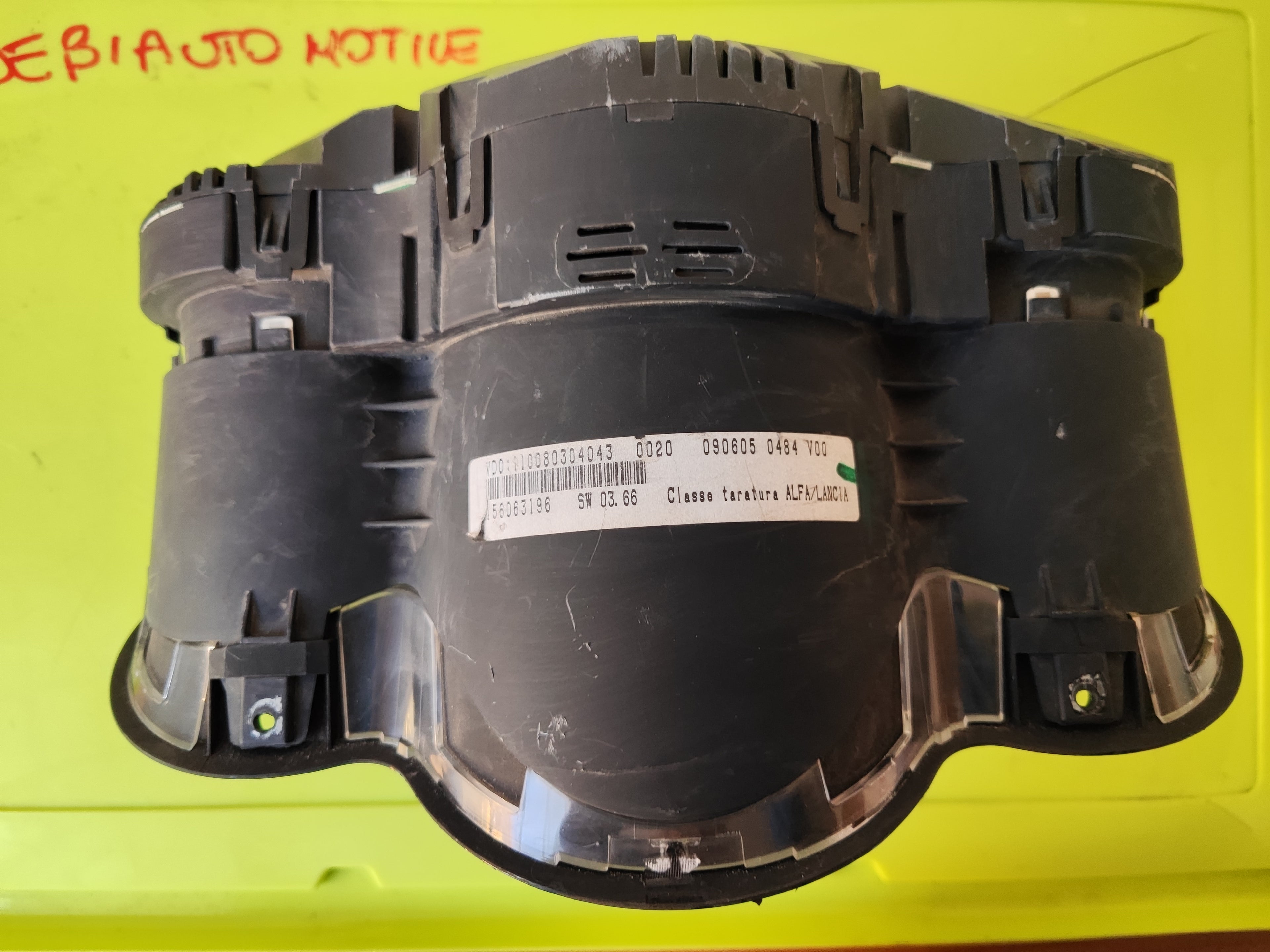 Quadro strumenti Alfa Romeo 147 TS 1.6 B 156063196 110080304043 
