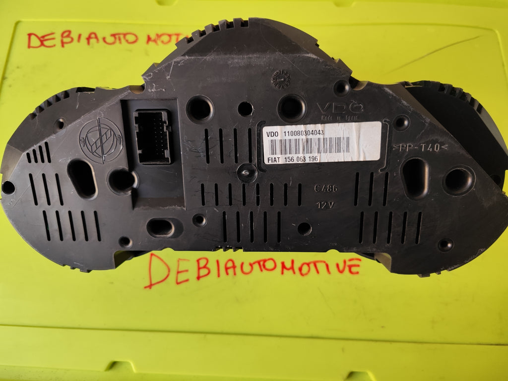 Quadro strumenti Alfa Romeo 147 TS 1.6 B 156063196 110080304043 
