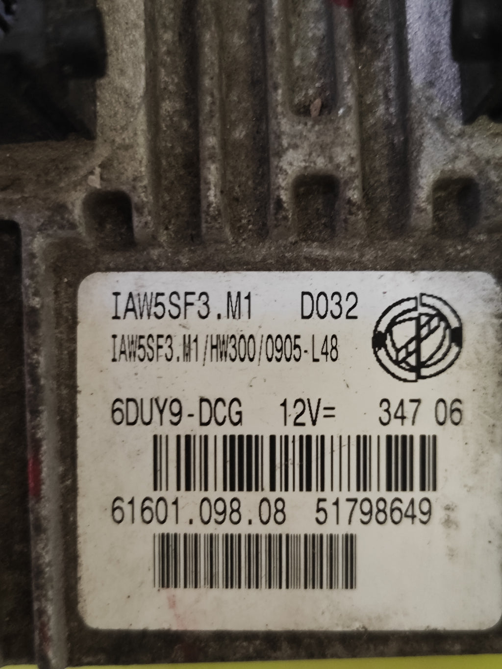 Centralina Motore Fiat Grande Punto 199 1.2 B 51798649 IAW5SF3.M1 HW300