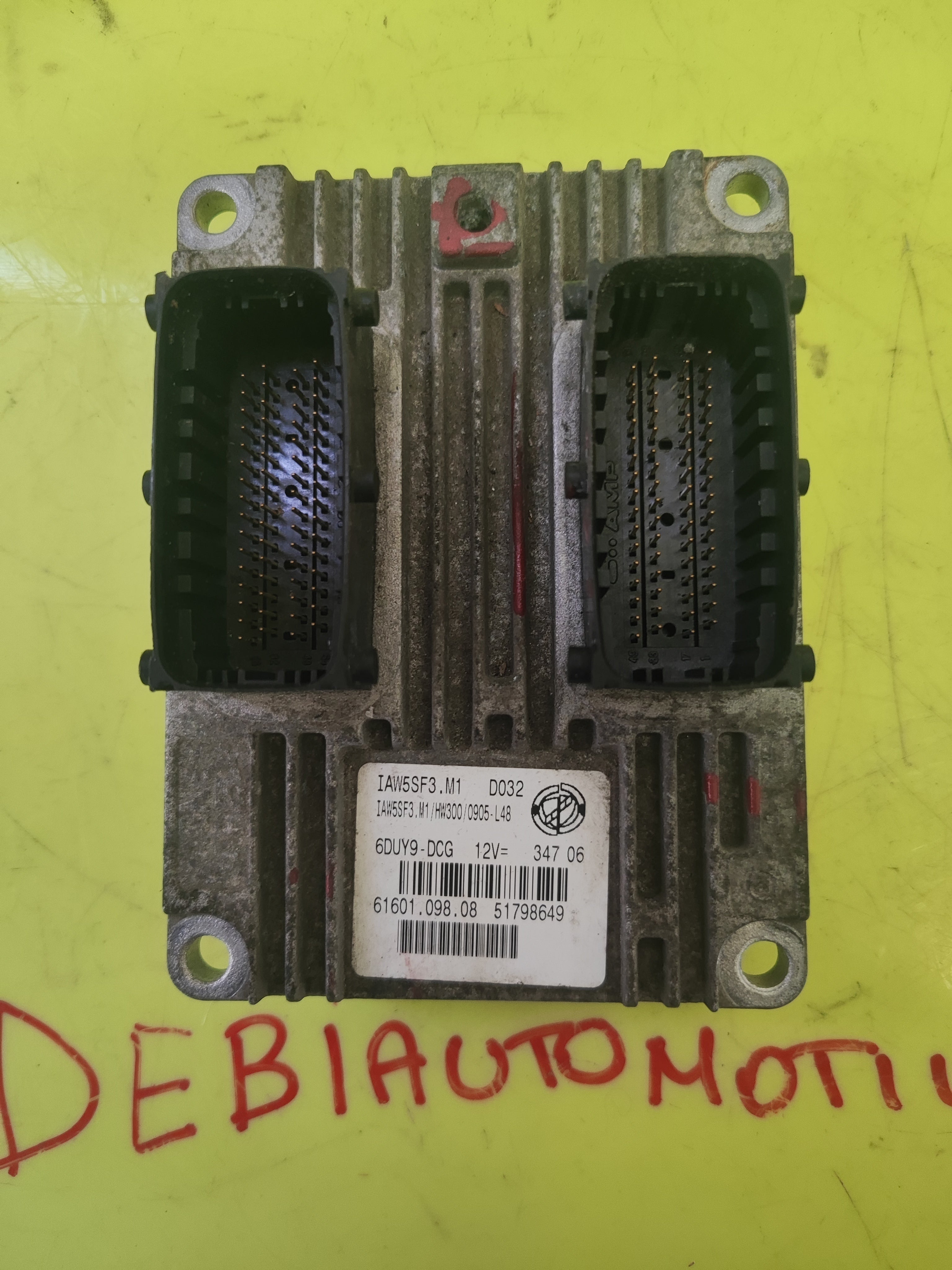 Centralina Motore Fiat Grande Punto 199 1.2 B 51798649 IAW5SF3.M1 HW300
