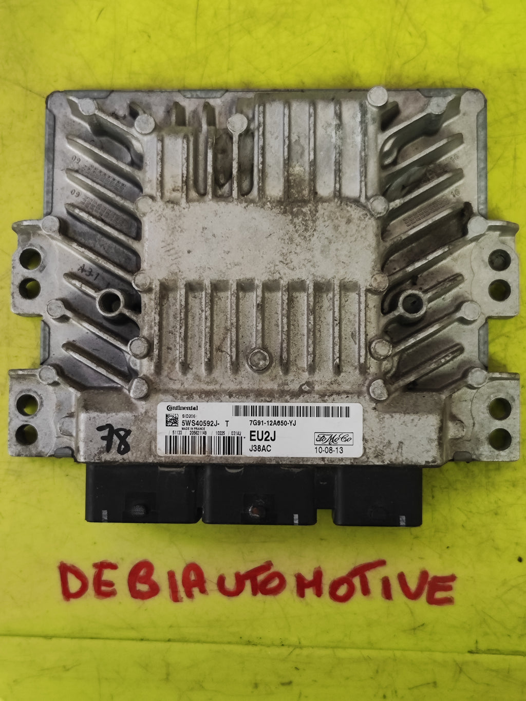 7G91-12A650-YJ EU2J 5WS40592J-T SID 206 FOMOCO Ford Mondeo 1.8 TDCI