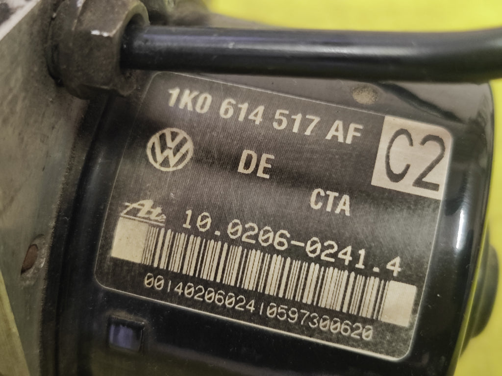 10.0960-0359.3  Pompa ABS ATE VW Golf V 2.0 TDI 1K0614517AF 10.0206-0241.1 1K0907379AC