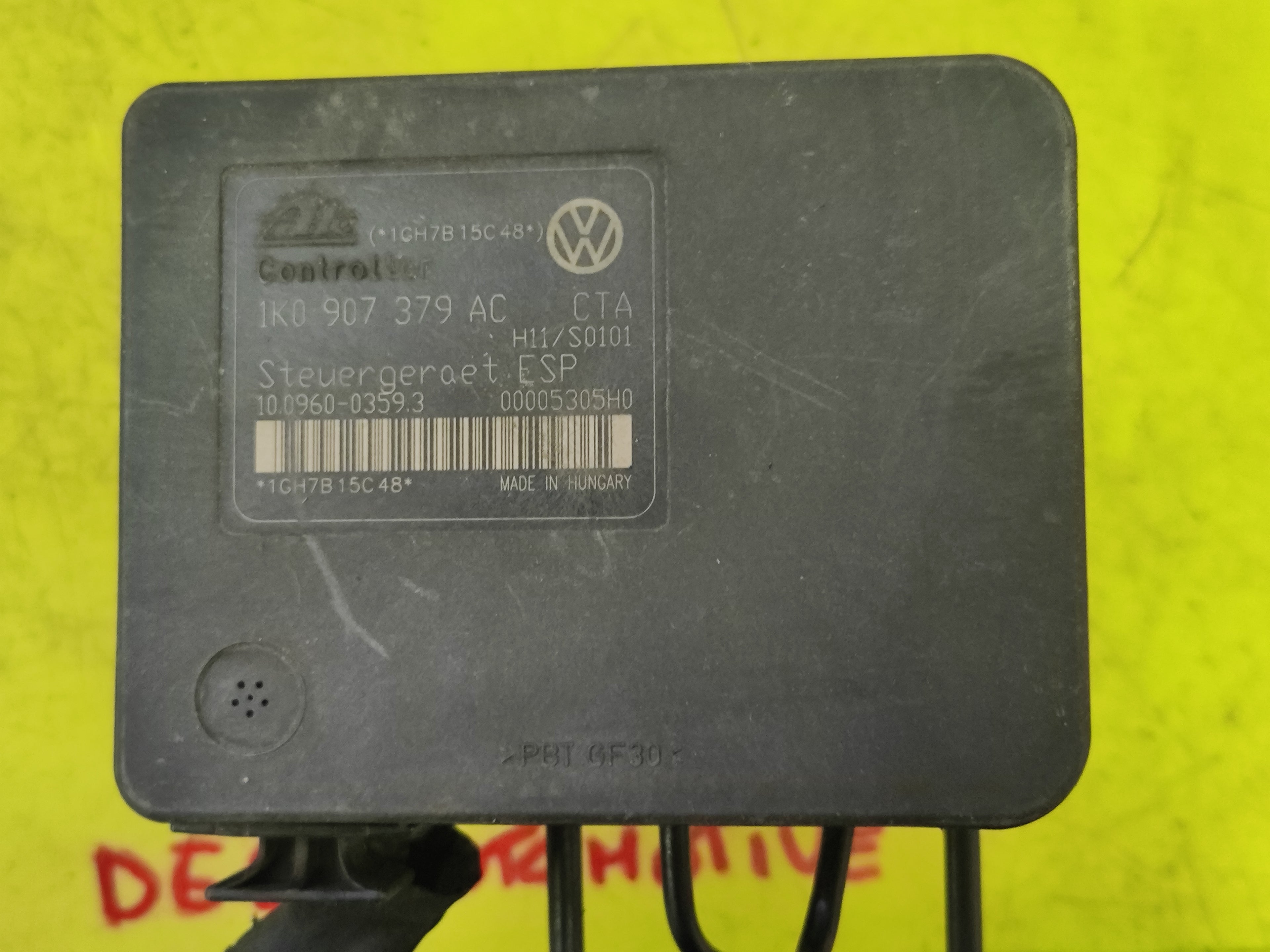 10.0960-0359.3  Pompa ABS ATE VW Golf V 2.0 TDI 1K0614517AF 10.0206-0241.1 1K0907379AC