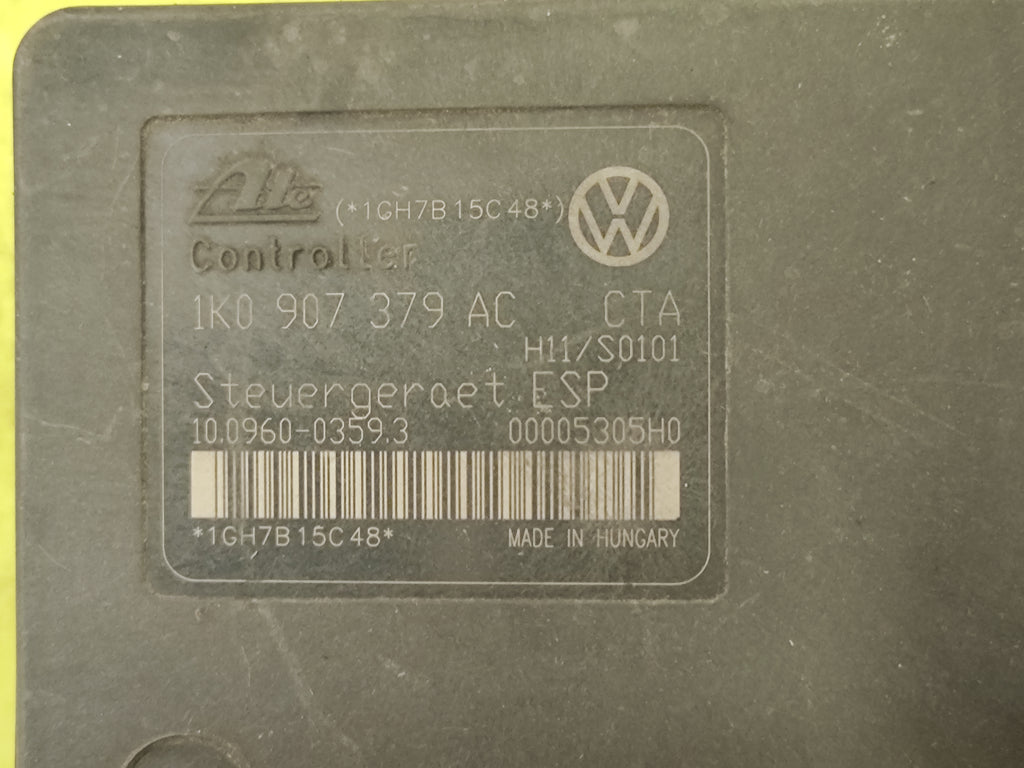 10.0960-0359.3  Pompa ABS ATE VW Golf V 2.0 TDI 1K0614517AF 10.0206-0241.1 1K0907379AC