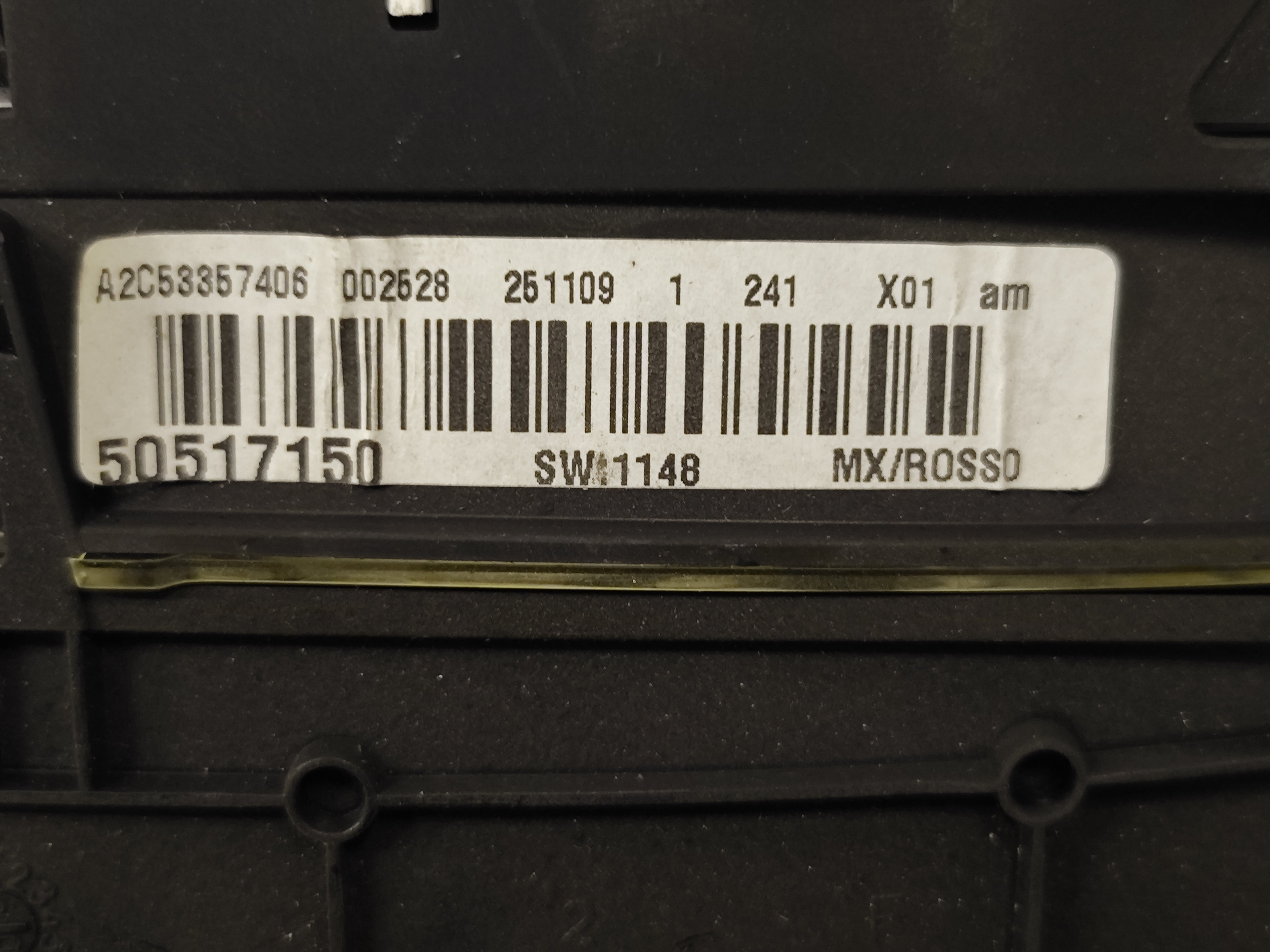 Quadro strumenti Alfa Romeo Mito Diesel 50517150 A2C53357404