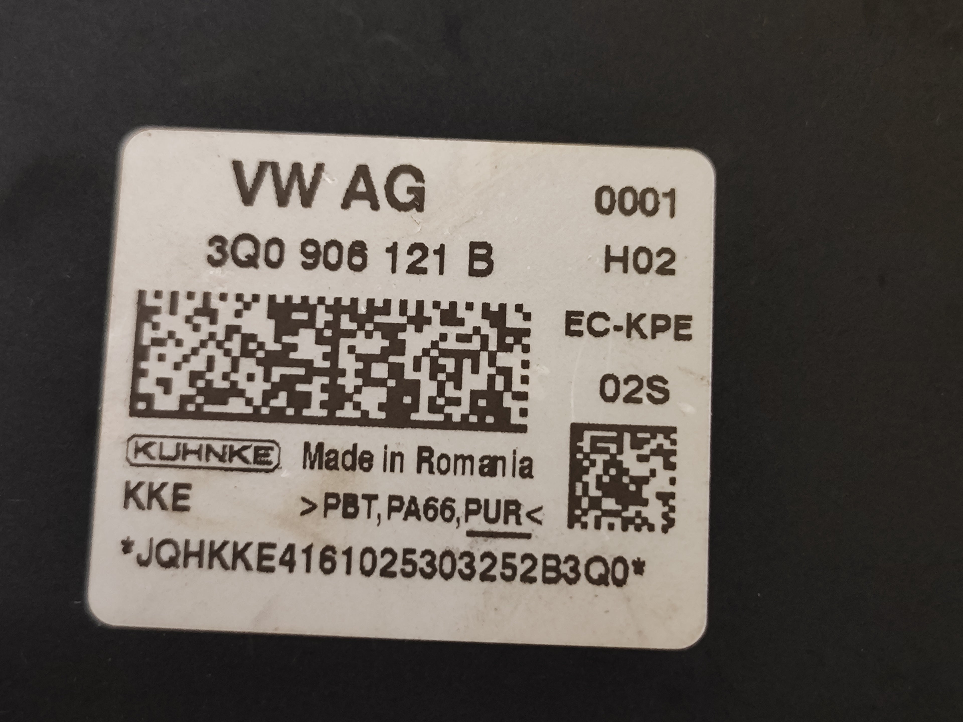 Centralina relè pompa carburante Audi VW Seat Skoda 3Q0906121B