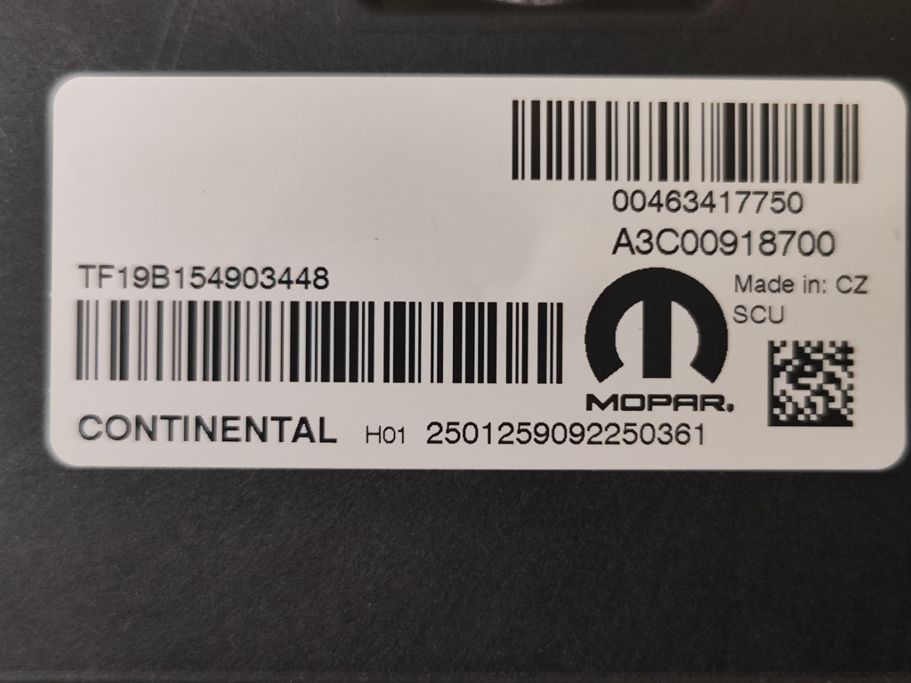 Centralina Mopar Modulo AD-Blue Alfa Romeo Stelvio 00463417750 A3C00918700 