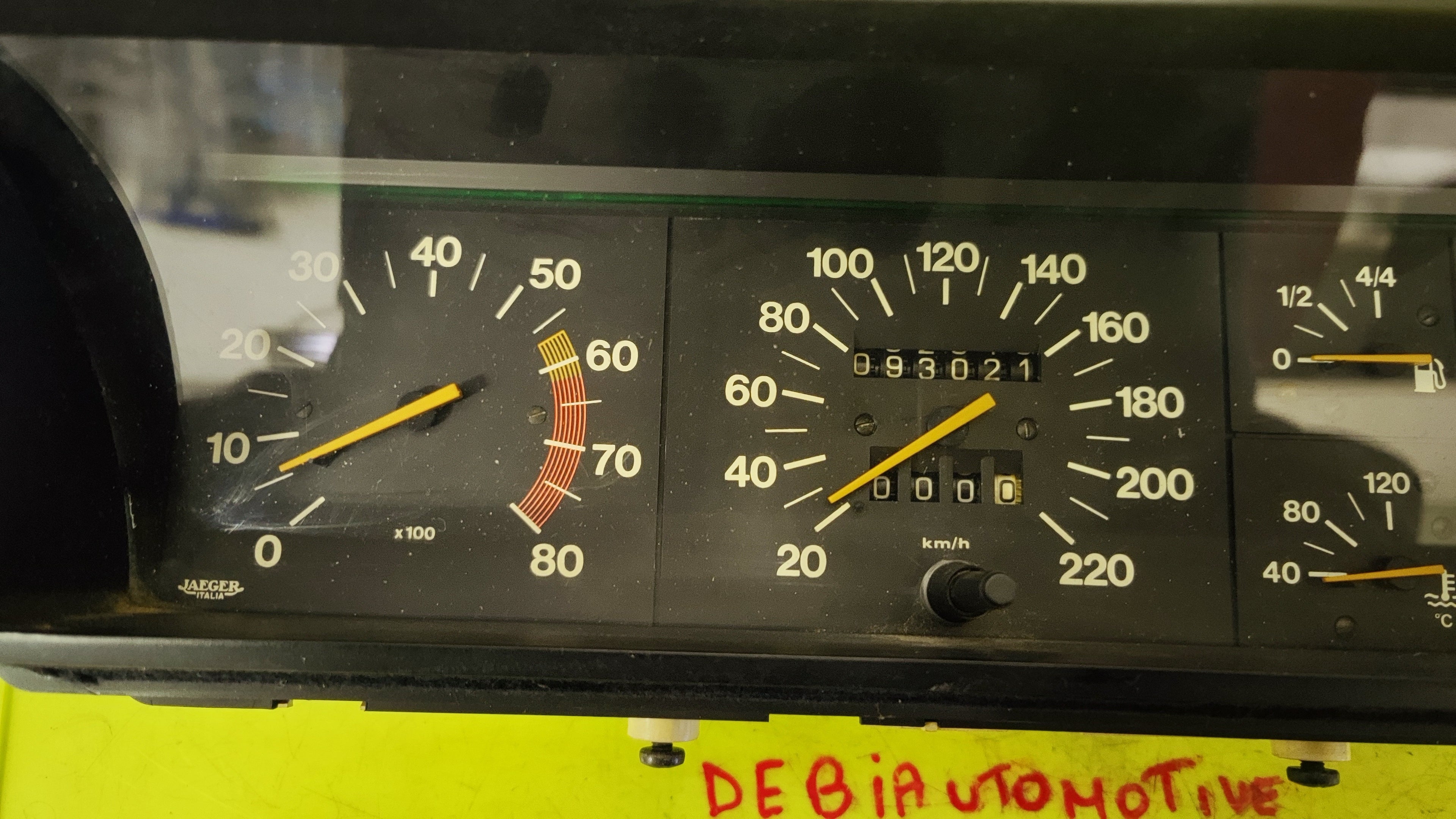 Quadro strumenti Jaeger Alfa Romeo 90 1° serie 349.370.12 16202.43010.09