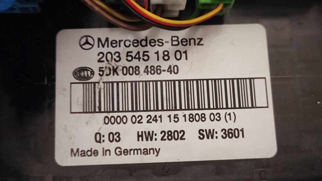  Sam Posteriore body computer  Mercedes-Benz Classe C W203 Coupé 2035451801 5KD008486-40 