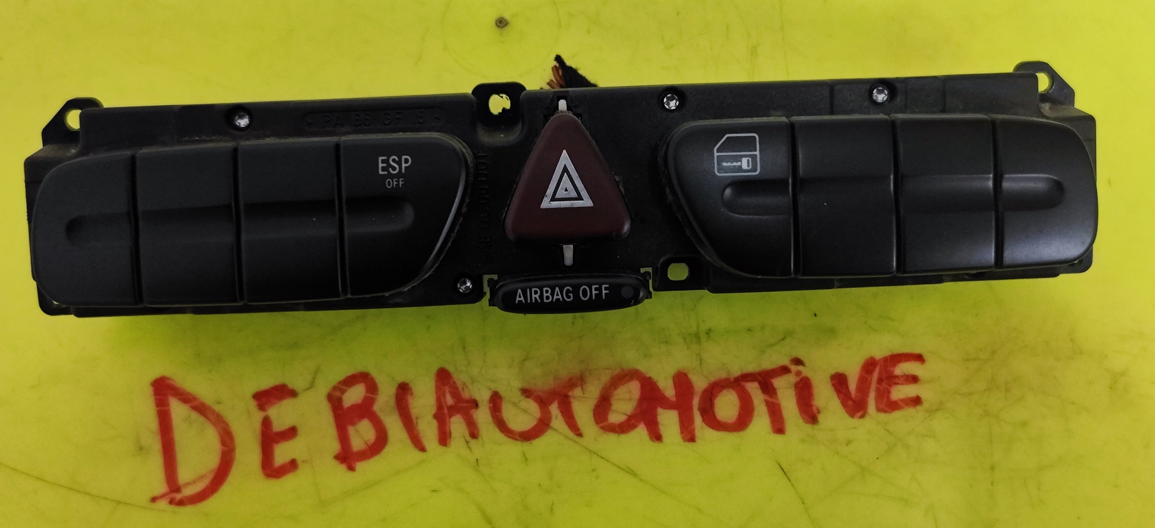 Interruttore 4 frecce Esp sblocco porte Mercedes-Benz Classe C W203 Coupé 2038217058