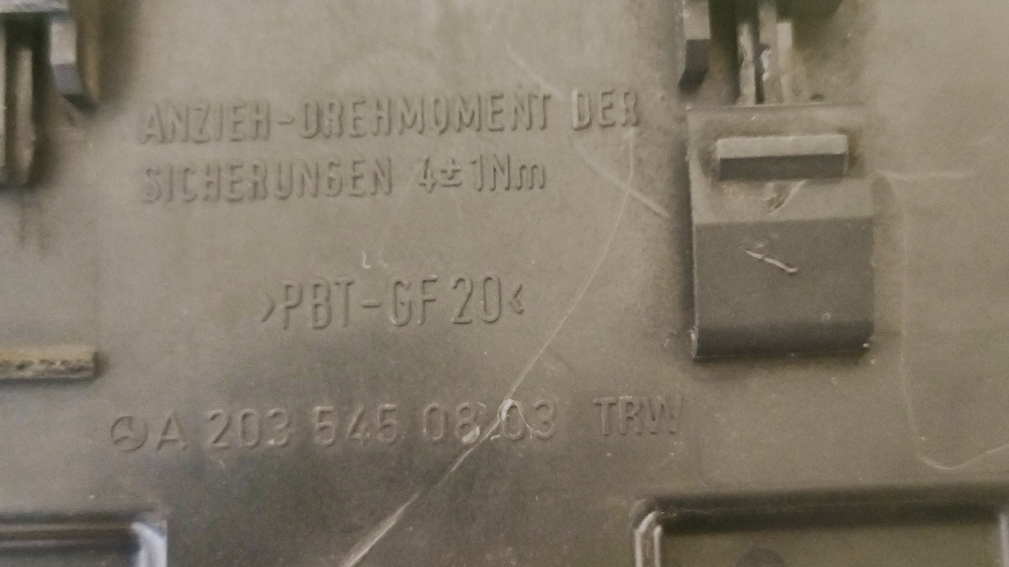 Scatola fusibili batteria Mercedes-Benz Classe C W203 Coupé A2035450803 