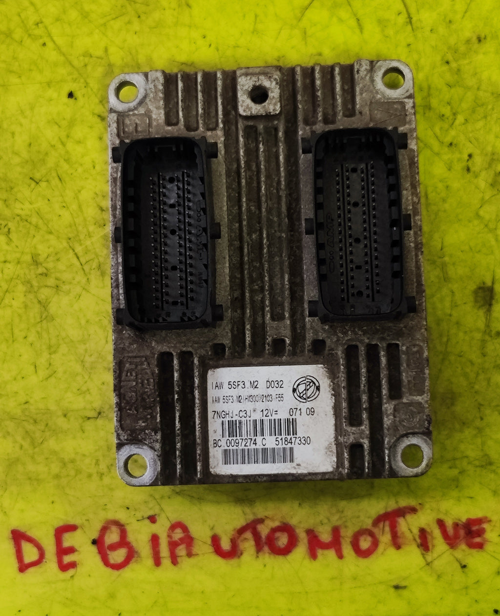 Centralina motore Fiat Grande Punto 1.4cc 51847330 IAW 5SF3.M2 HW300