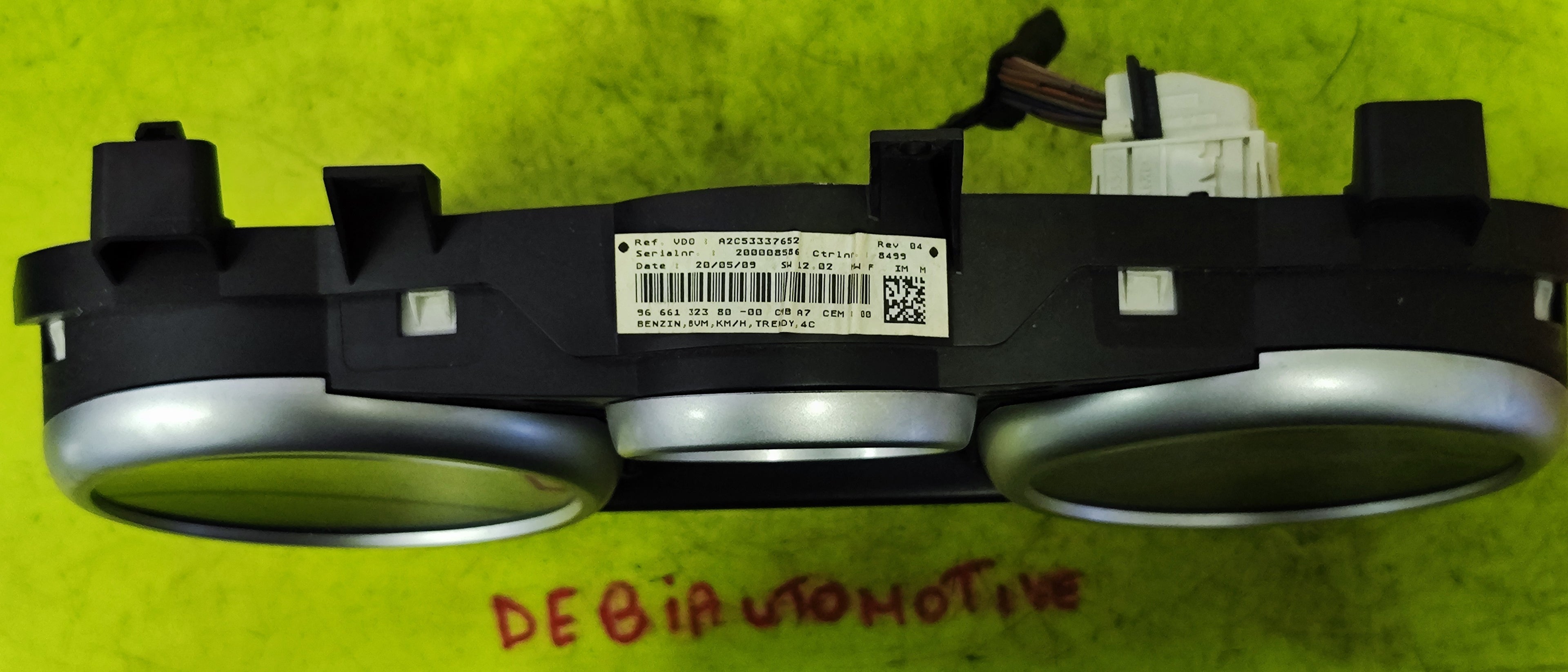 Quadro strumenti contachilometri Peugeot 207 1.4B 9666132380 A2C533337652