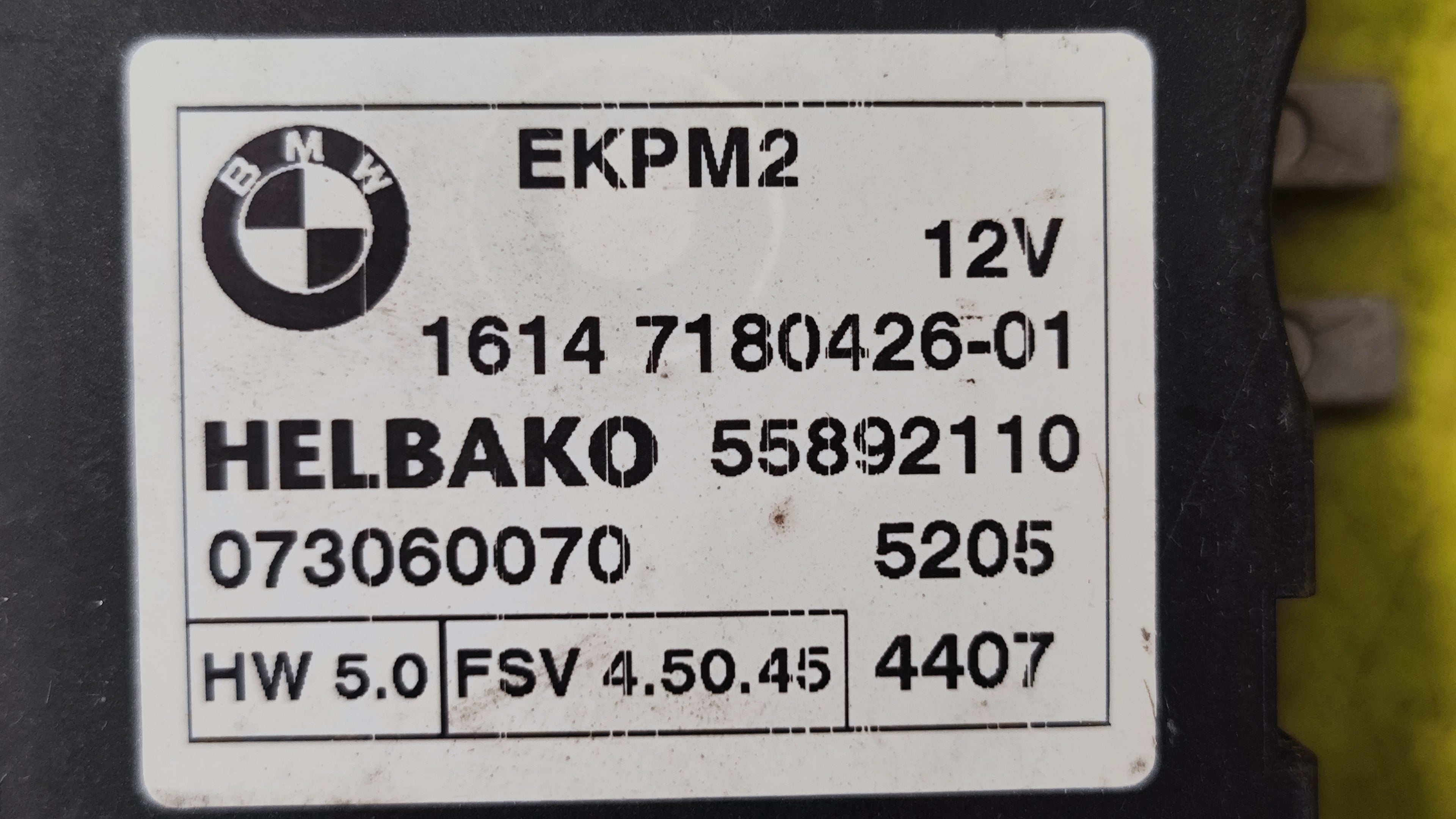 Centralina pompa carburante BMW 55892110 7180426