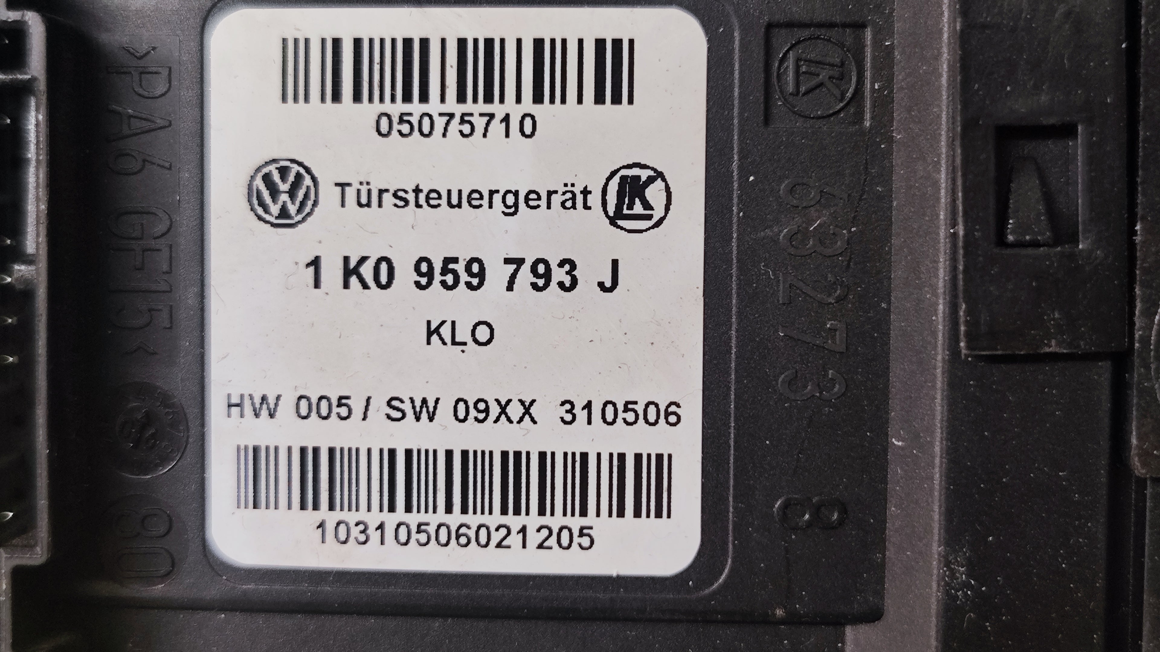 Motorino alzacristalli anteriore sx Volkswagen Golf Tiguan 1K0959793J 1K0959701M