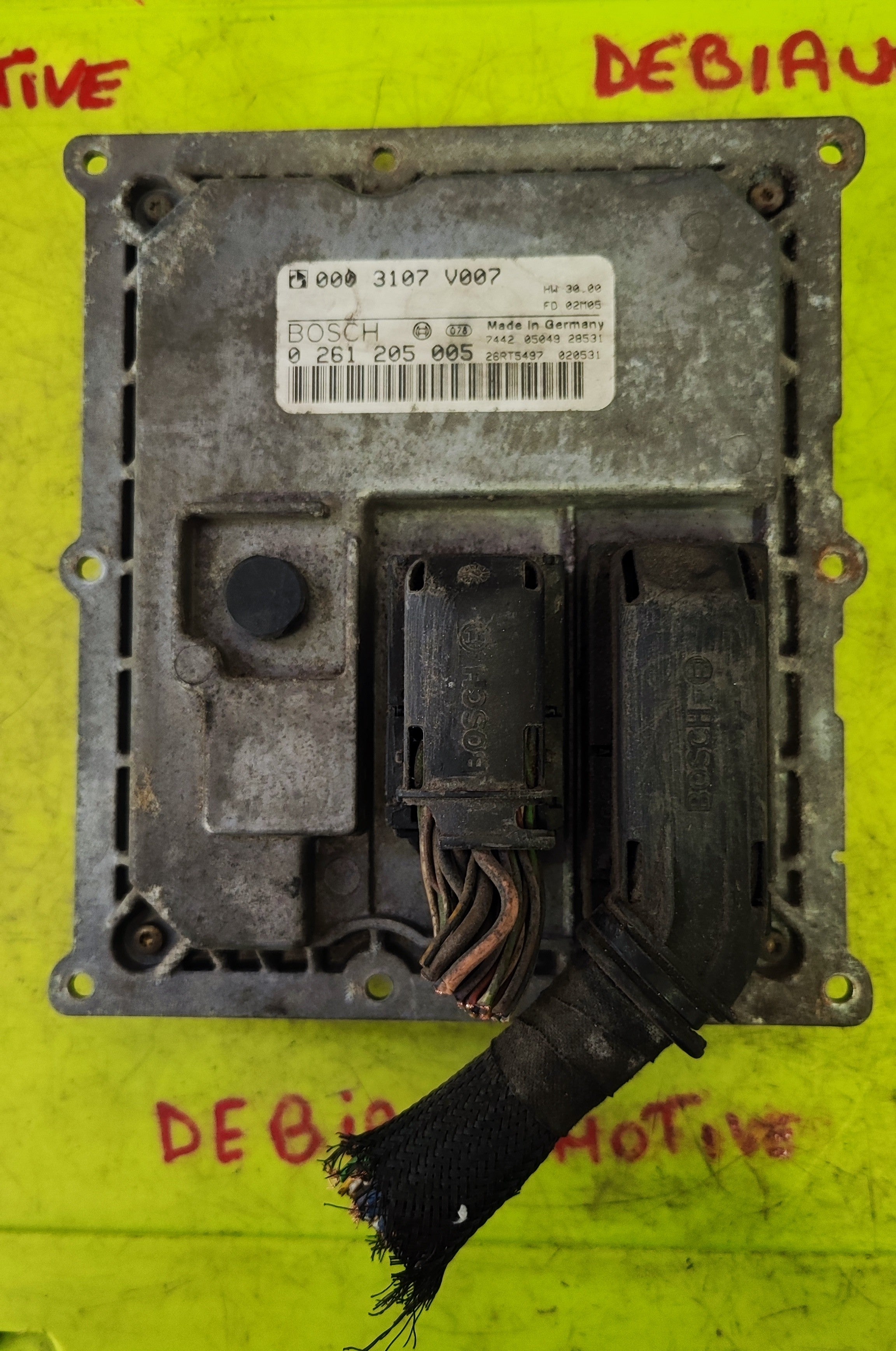 Centralina motore Smart Fortwo W/C450 benzina 0261205005 0003107V007
