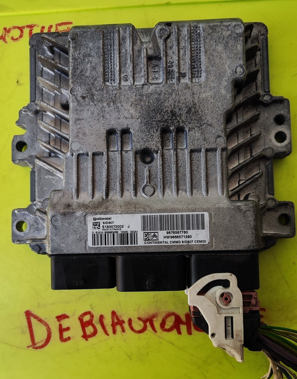 Centralina Motore Peugeot 3008 1.6 HDI 9676587780 HW9666571380 SID807