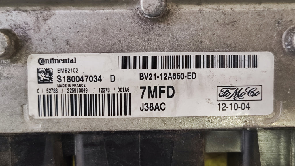 Centralina motore Ford Fiesta 1.2B BV21-12A650-ED S180047034D EMS2102