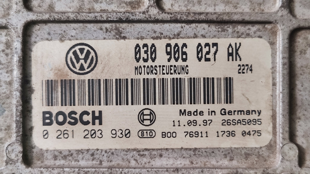 Centralina motore Seat Arosa 1.0B prima serie0261203930 030906027AK  