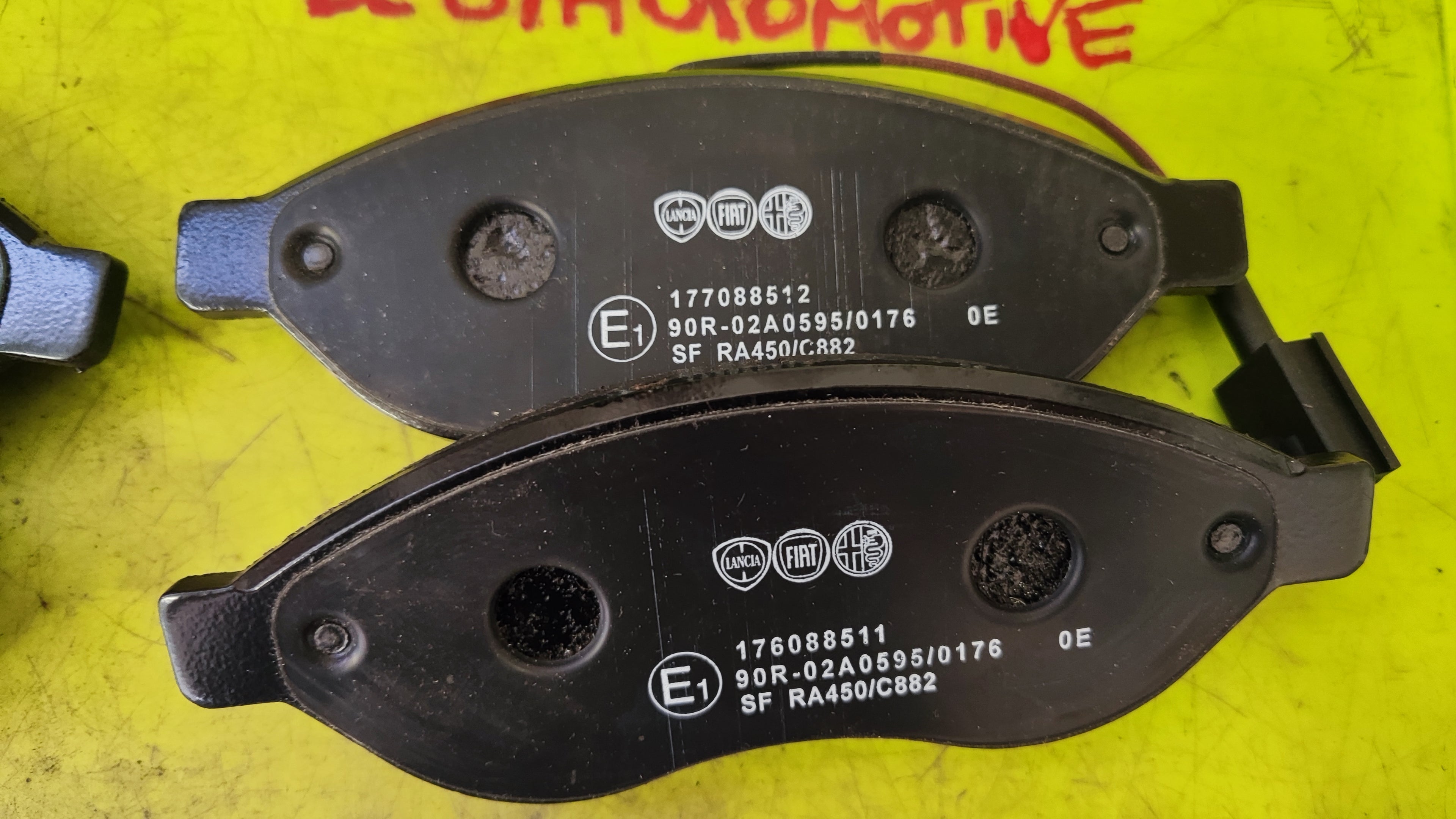 Kit pastiglie freno anteriori Fiat Ducato 6000629140 