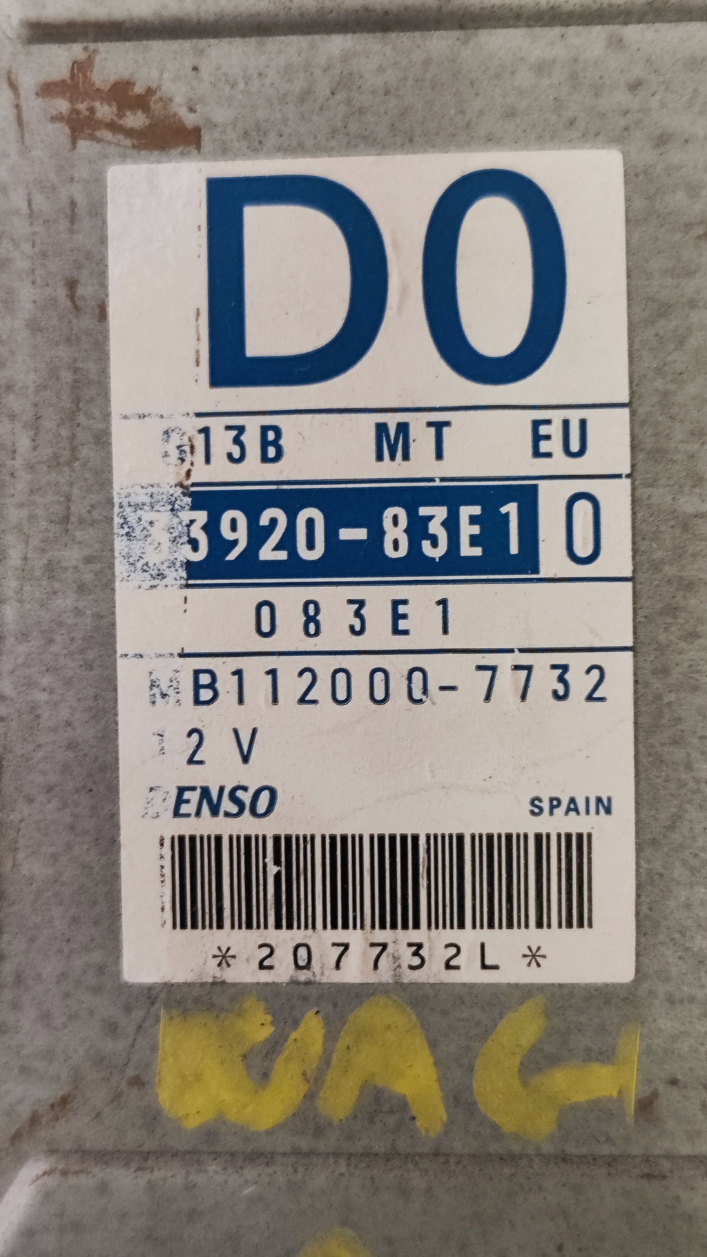 Kit accensione Suzuki Wagon R 1.3B 33920-83E1 MB112000-7732 