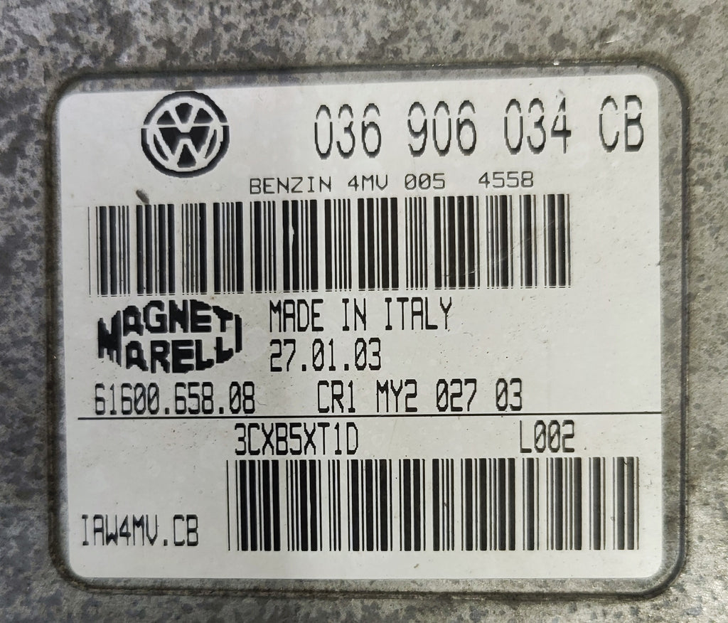 Centralina motore Skoda Fabia 1.4B 036906034CB 61600.658.08 IAW4MV.CB