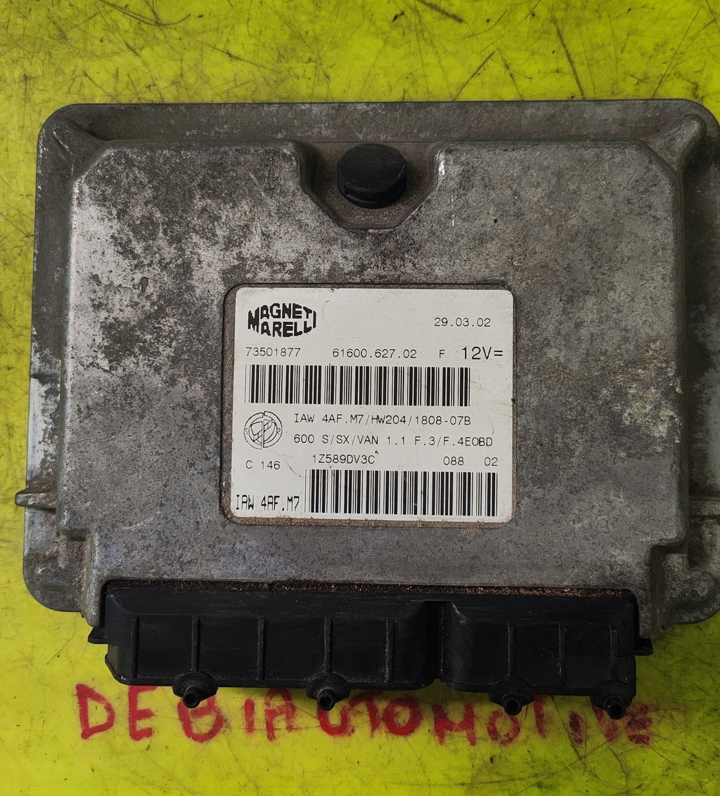 Centralina Motore Fiat 600 1.1 benzina 73501877 IAW4AF.M7 HW204