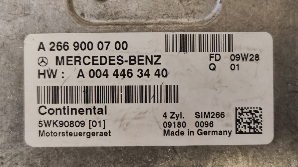 Centralina motore Mercedes-Benz Classe B W245 bifuel A2669000700 A0044463440