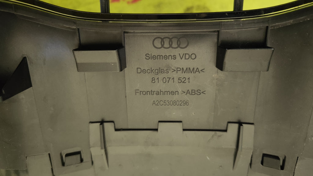 Quadro strumenti tachimetro Audi A3 Benzina 8P0920931F