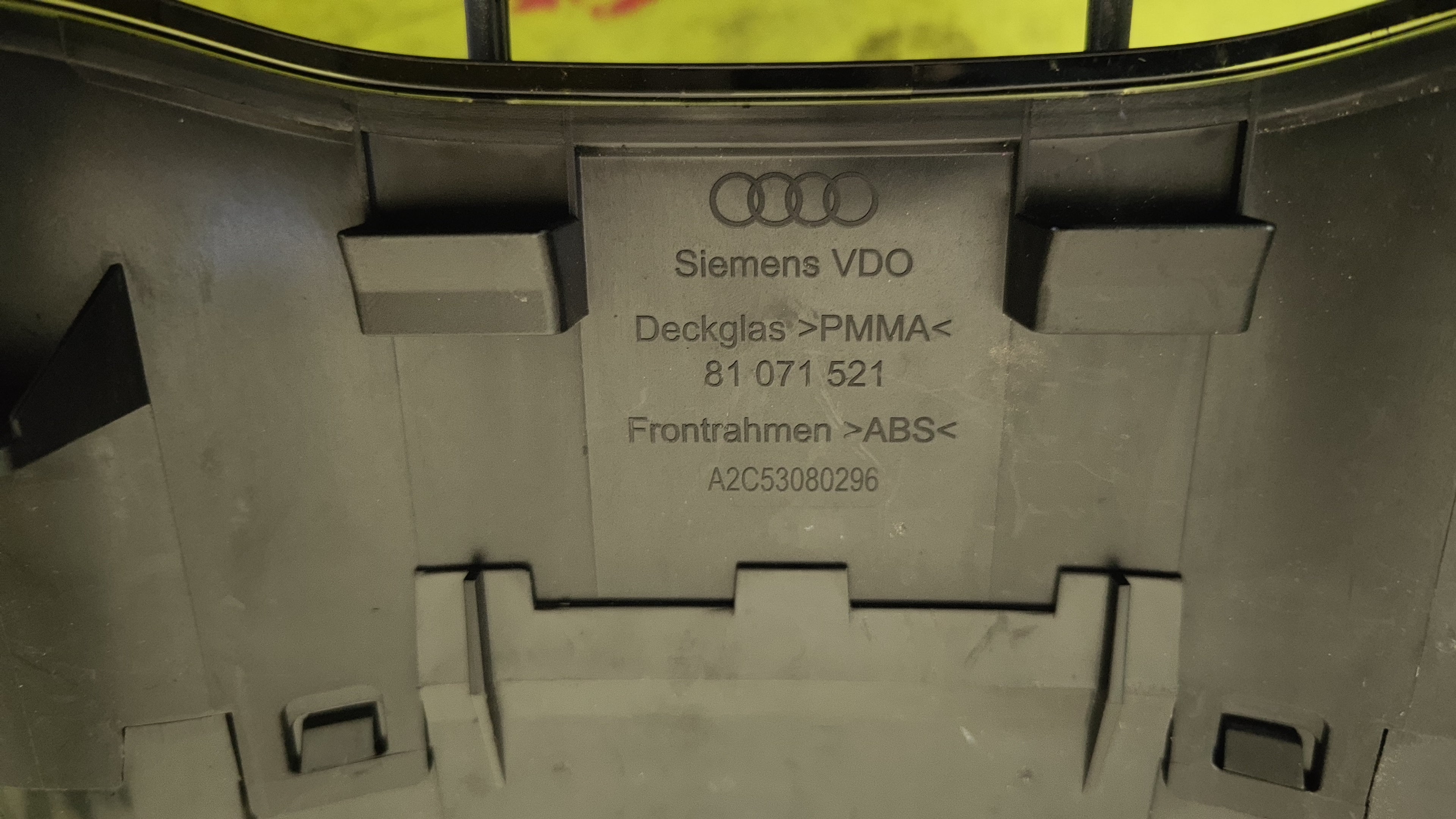 Quadro strumenti tachimetro Audi A3 Benzina 8P0920931F