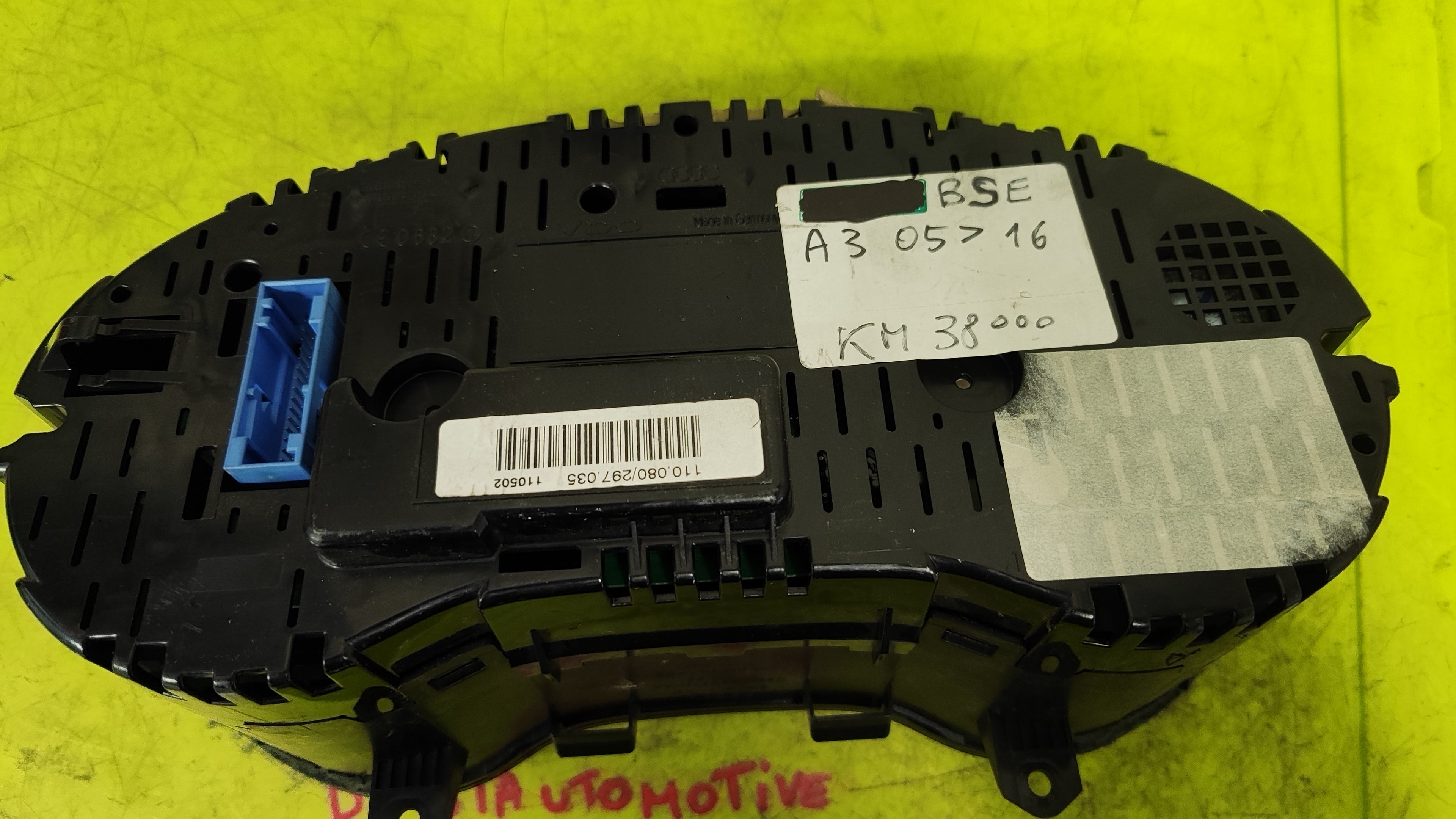 Quadro strumenti tachimetro Audi A3 Benzina 8P0920931F