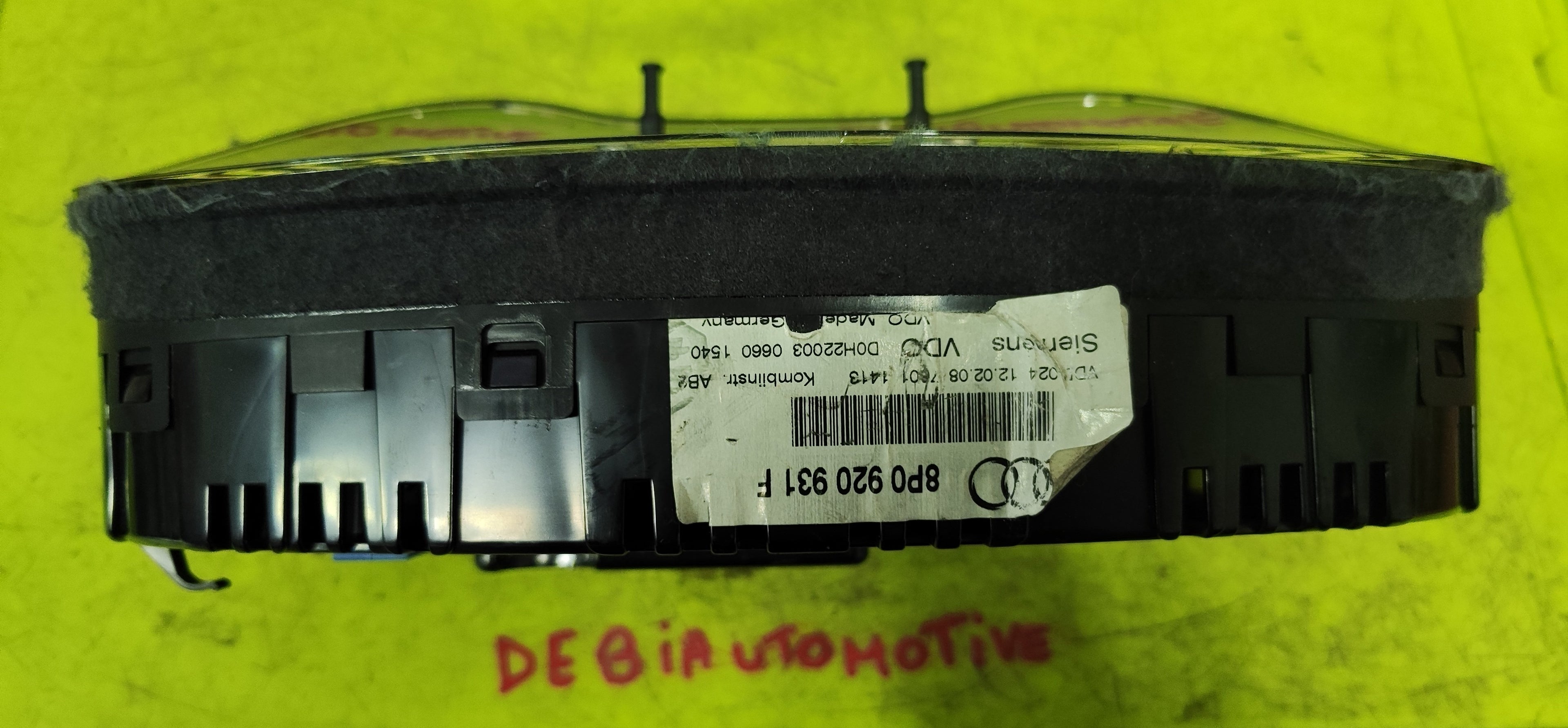 Quadro strumenti tachimetro Audi A3 Benzina 8P0920931F