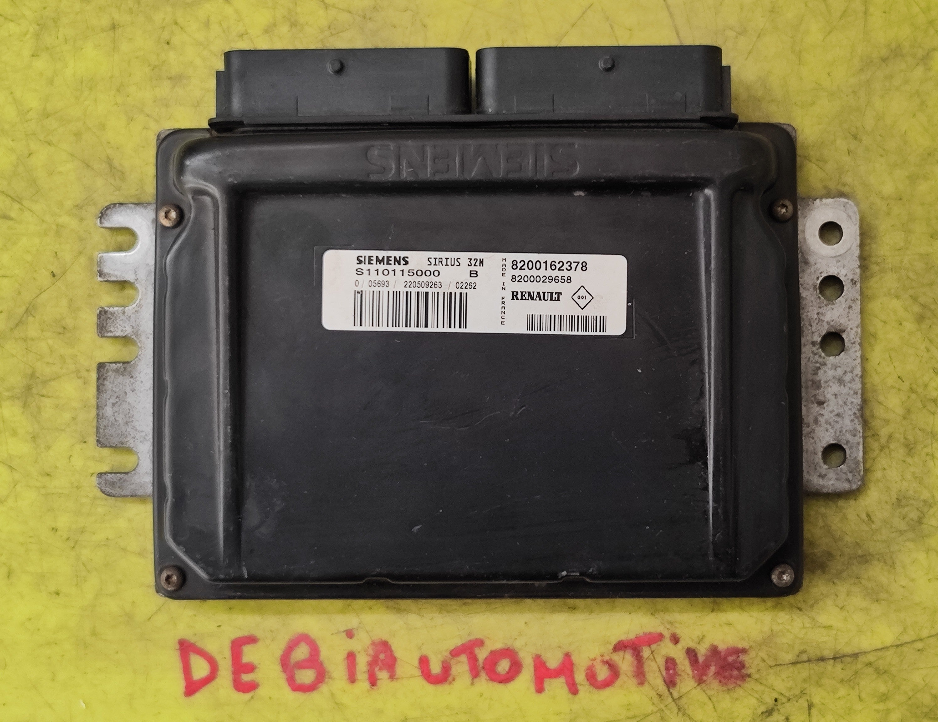 Centralina Motore Renault Clio 3 8200162378 82000296658 S110115000 B SIRIUS32N