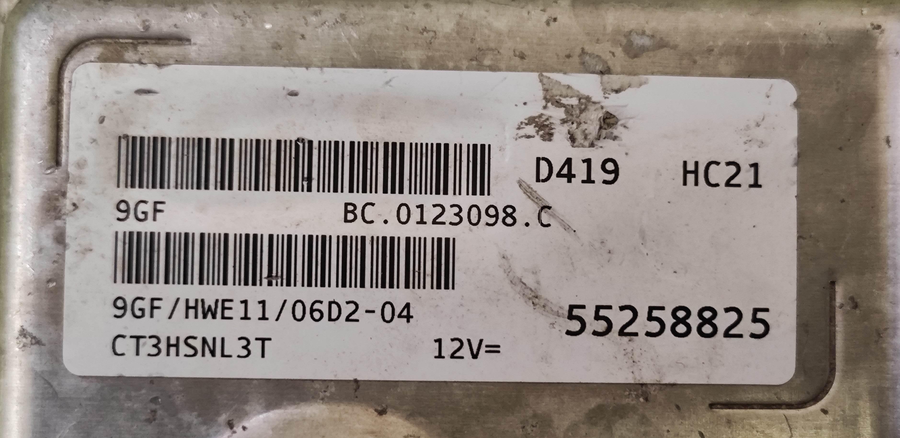 ECU Centralina motore Fiat 500X Tipo Jeep Renegade 55258825 9GF HWE11