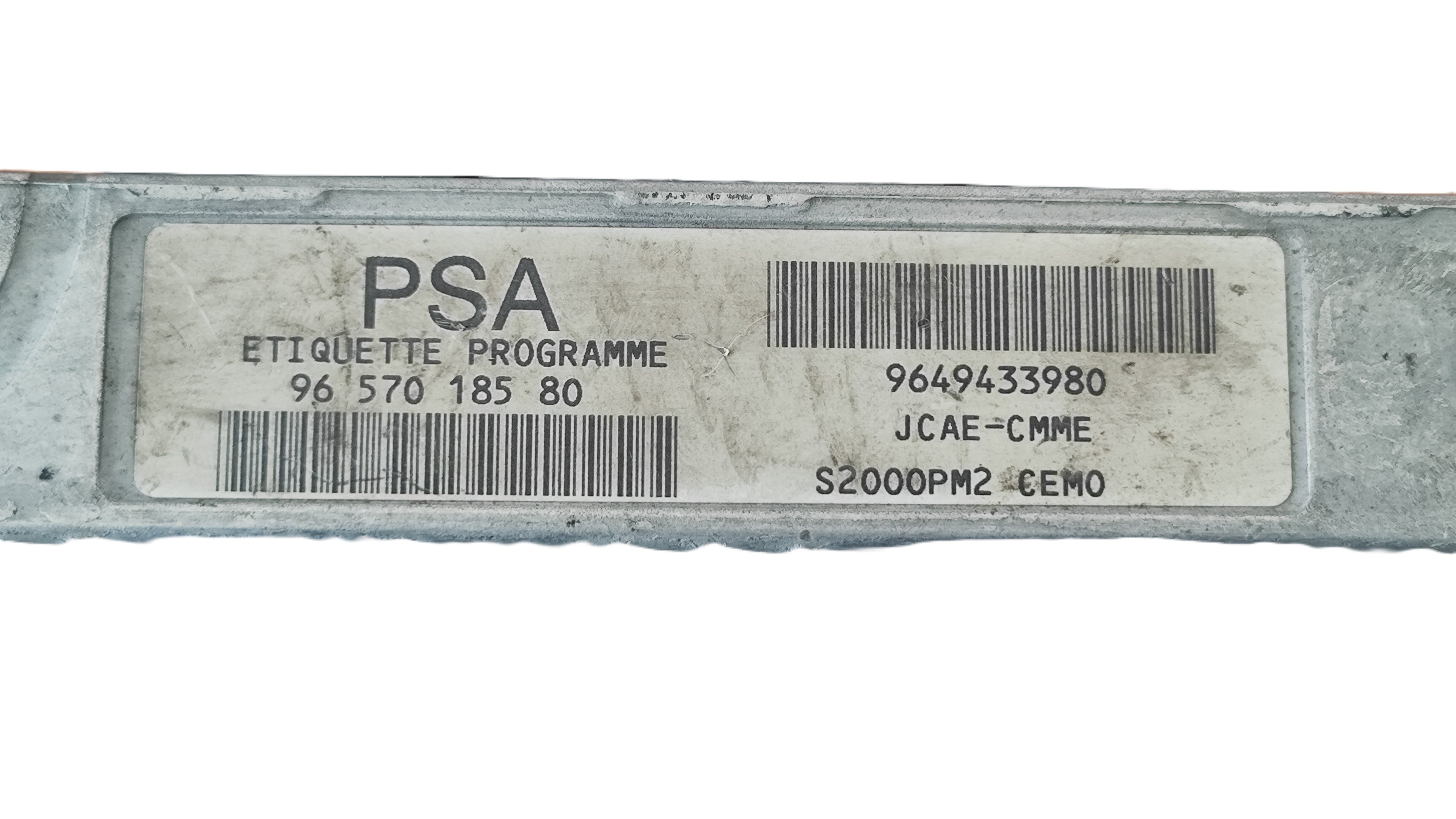Centralina motore Peugeot Citroen C2 C3 benzina 9649433980 JCAE-CMME S2000PM2 