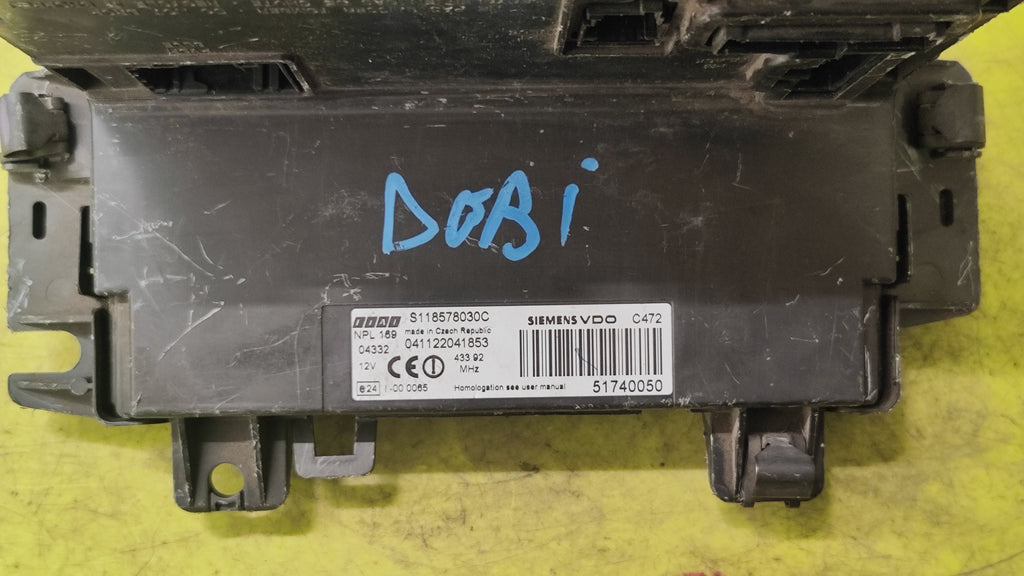 BODY COMPUTER FIAT PANDA 169 51740050 S118578030C  