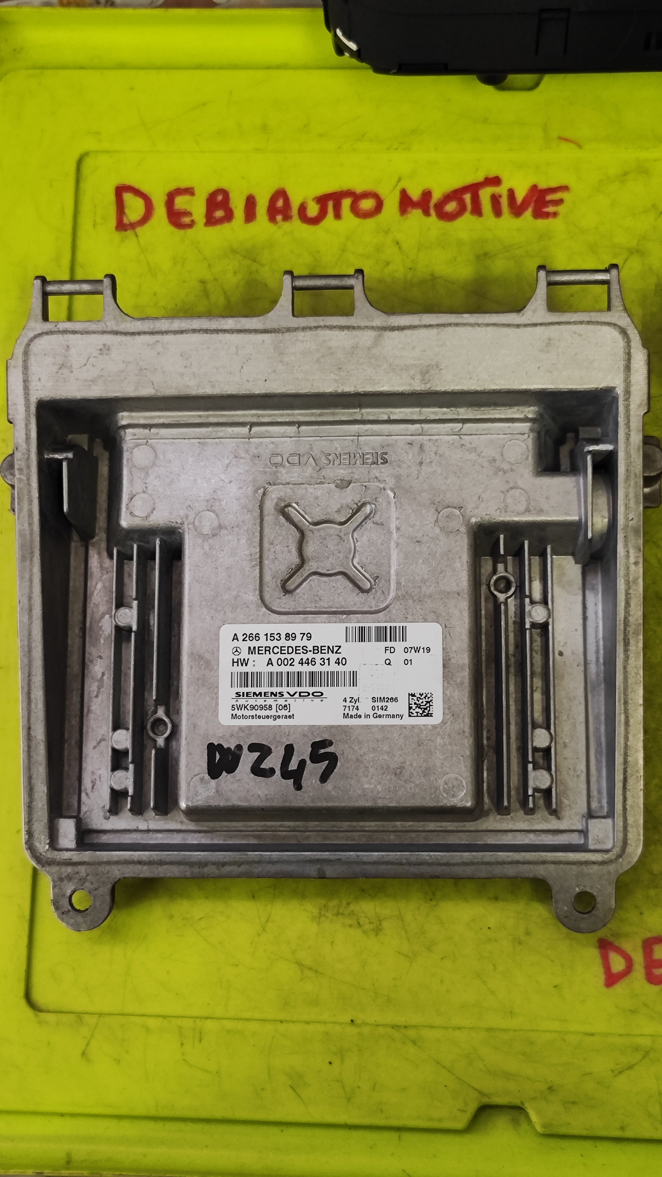 Kit accensione Mercedes-Benz Classe B W245 benzina A2661538979 A0024463140
