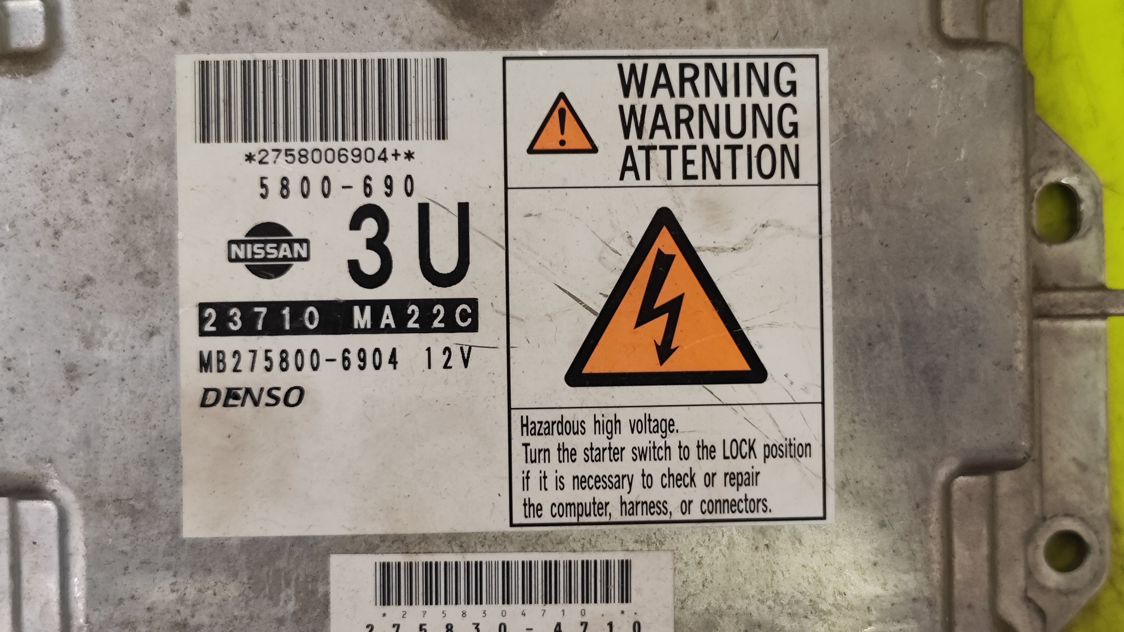 Kit accensione Nissan Cabstar 23710 MA22C MB275800-6904