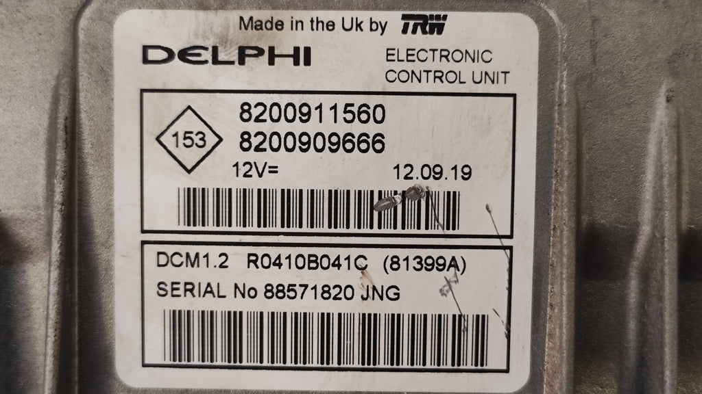 Kit accensione Start&Stop Renault Megane SW 8200911560 88571820JNG