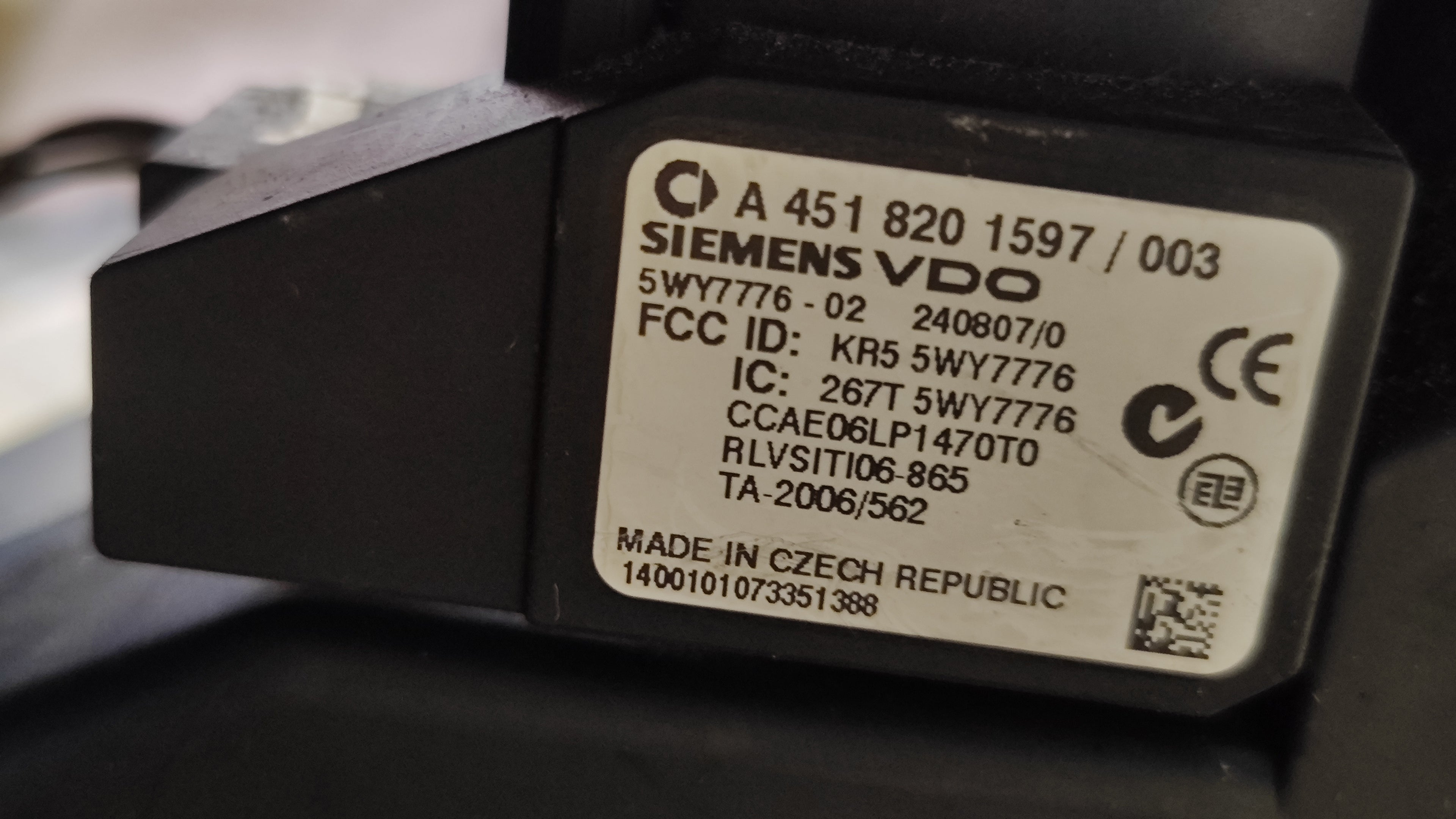 Kit accensione Smart W451 1.0B 0261S04012 